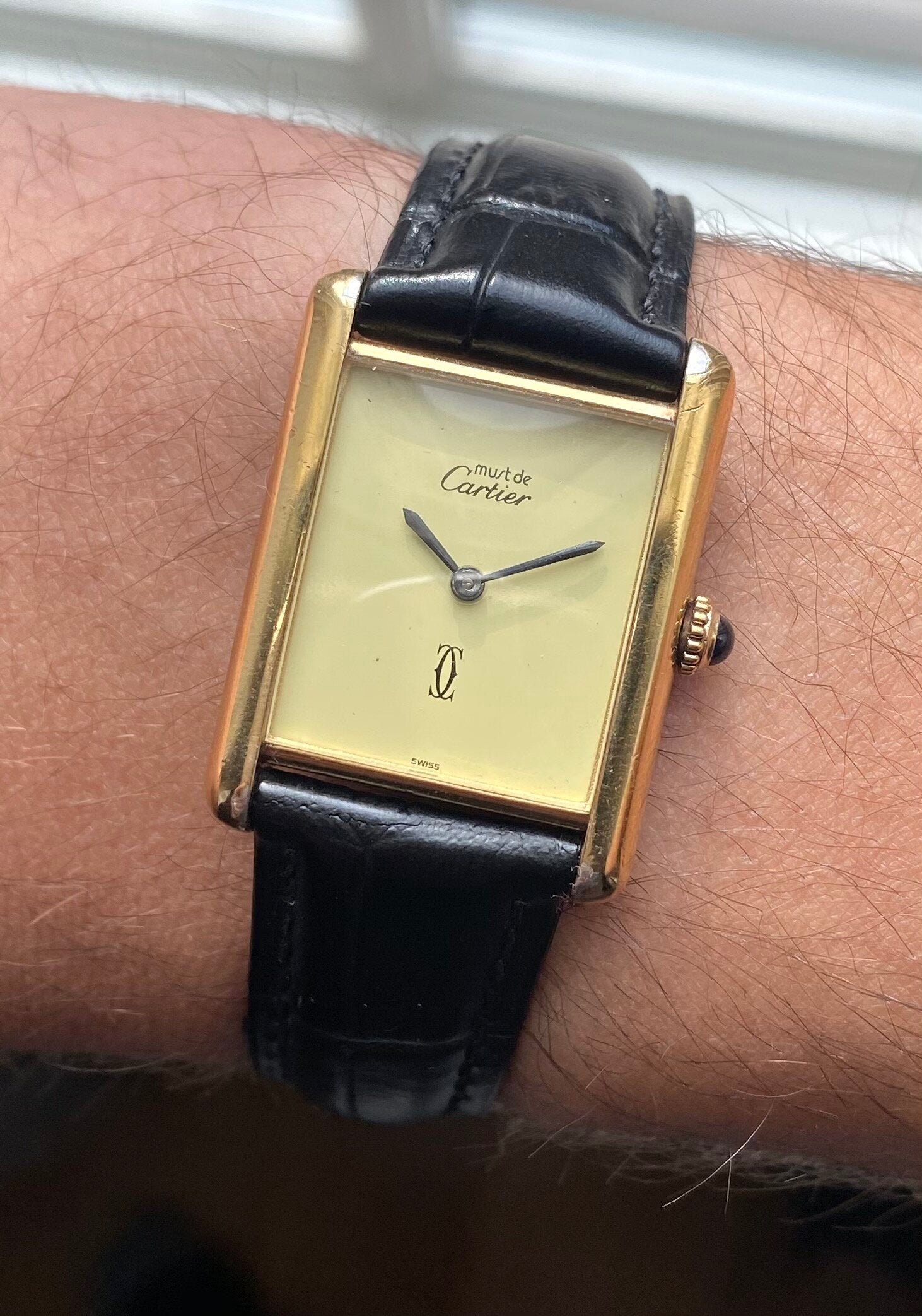 Must de Cartier Tank — Lemon Dial