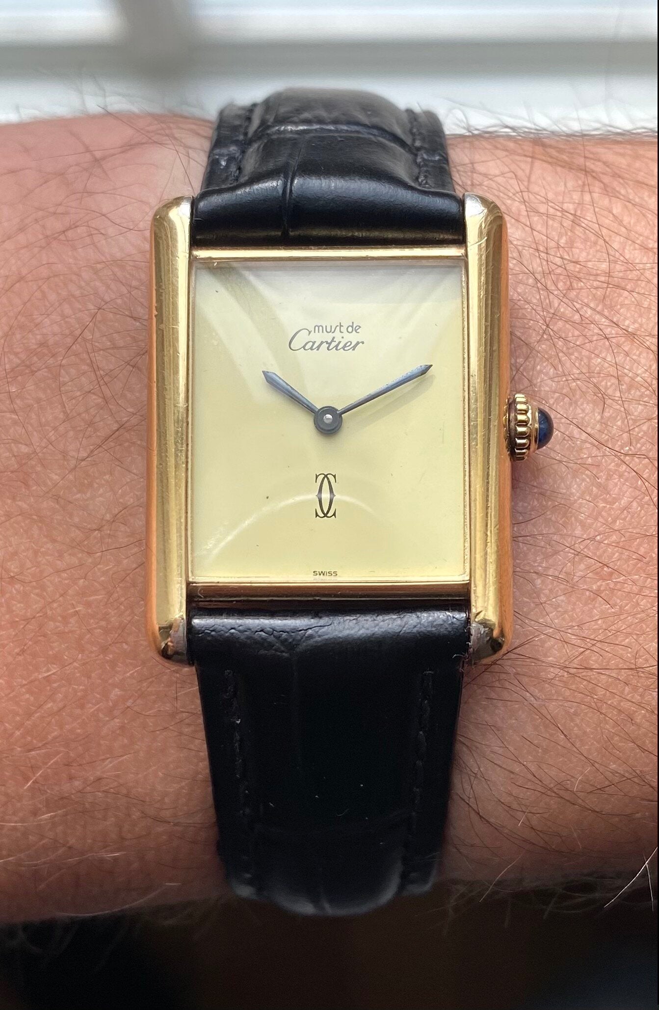 Must de Cartier Tank — Lemon Dial