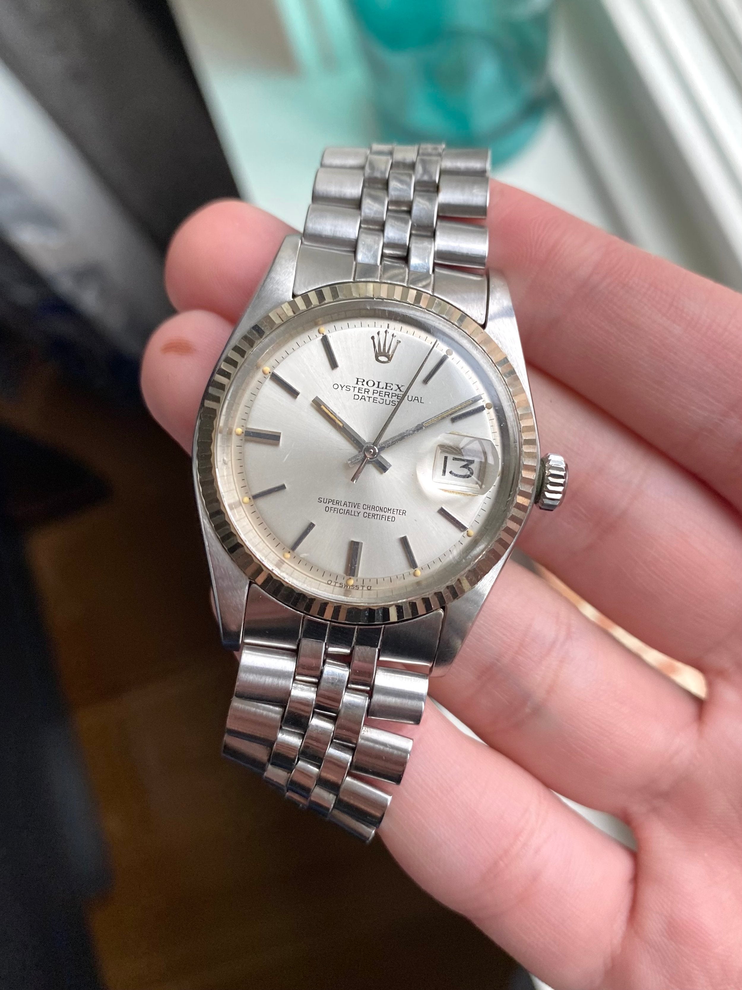 Rolex Datejust 1601 - Silver Sigma