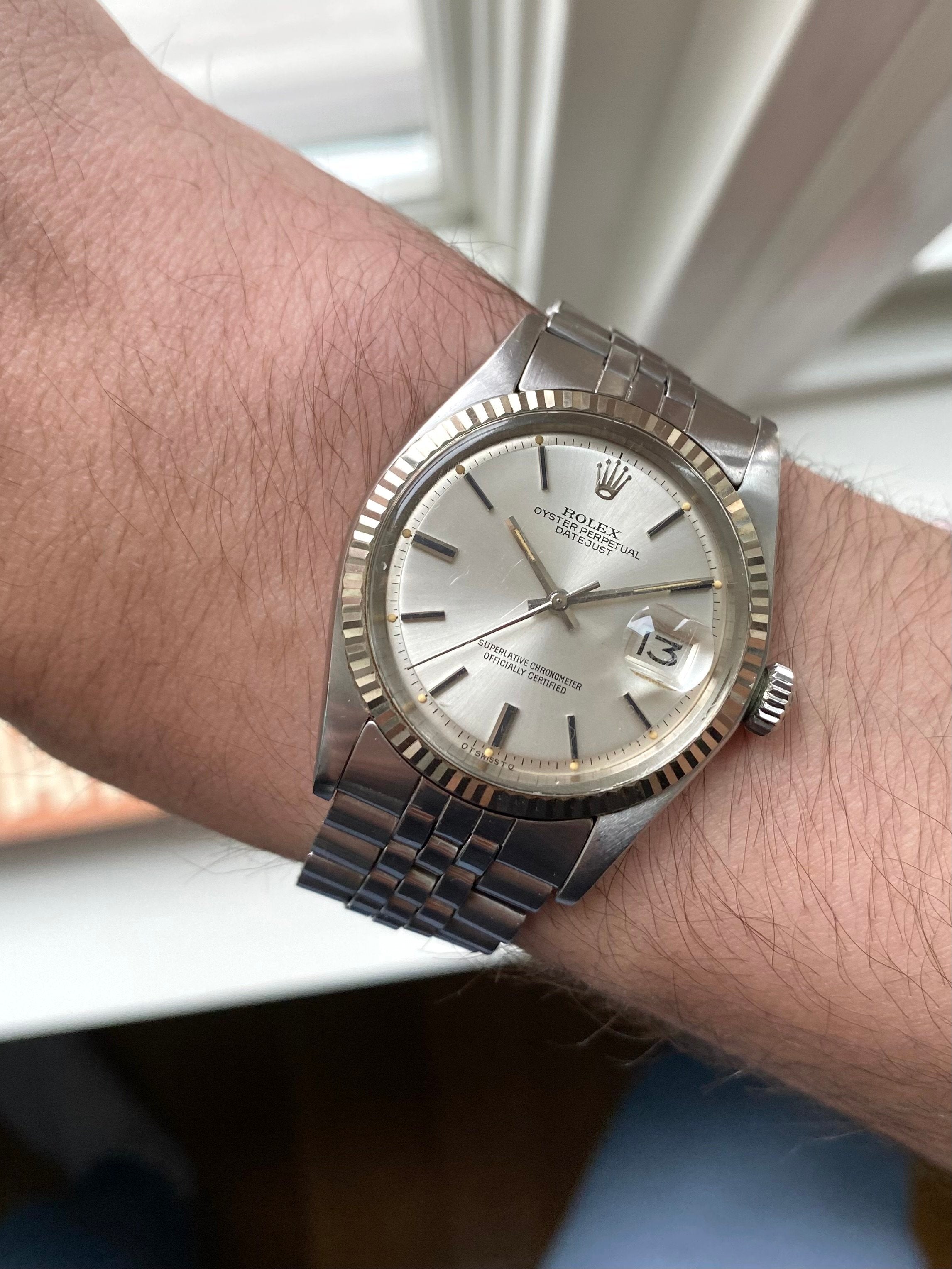 Rolex Datejust 1601 - Silver Sigma