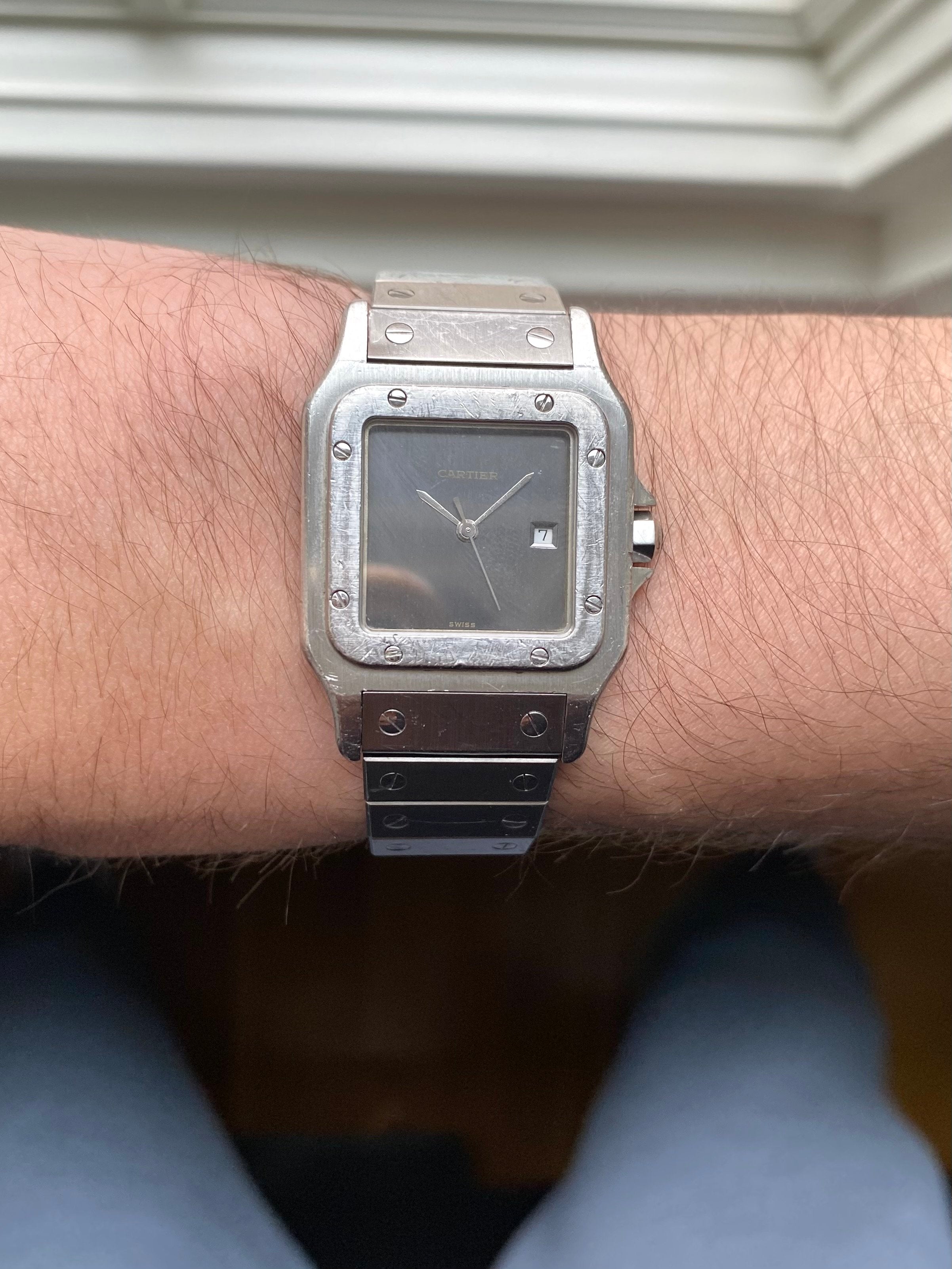 Cartier Santos 2960 - Slate Grey