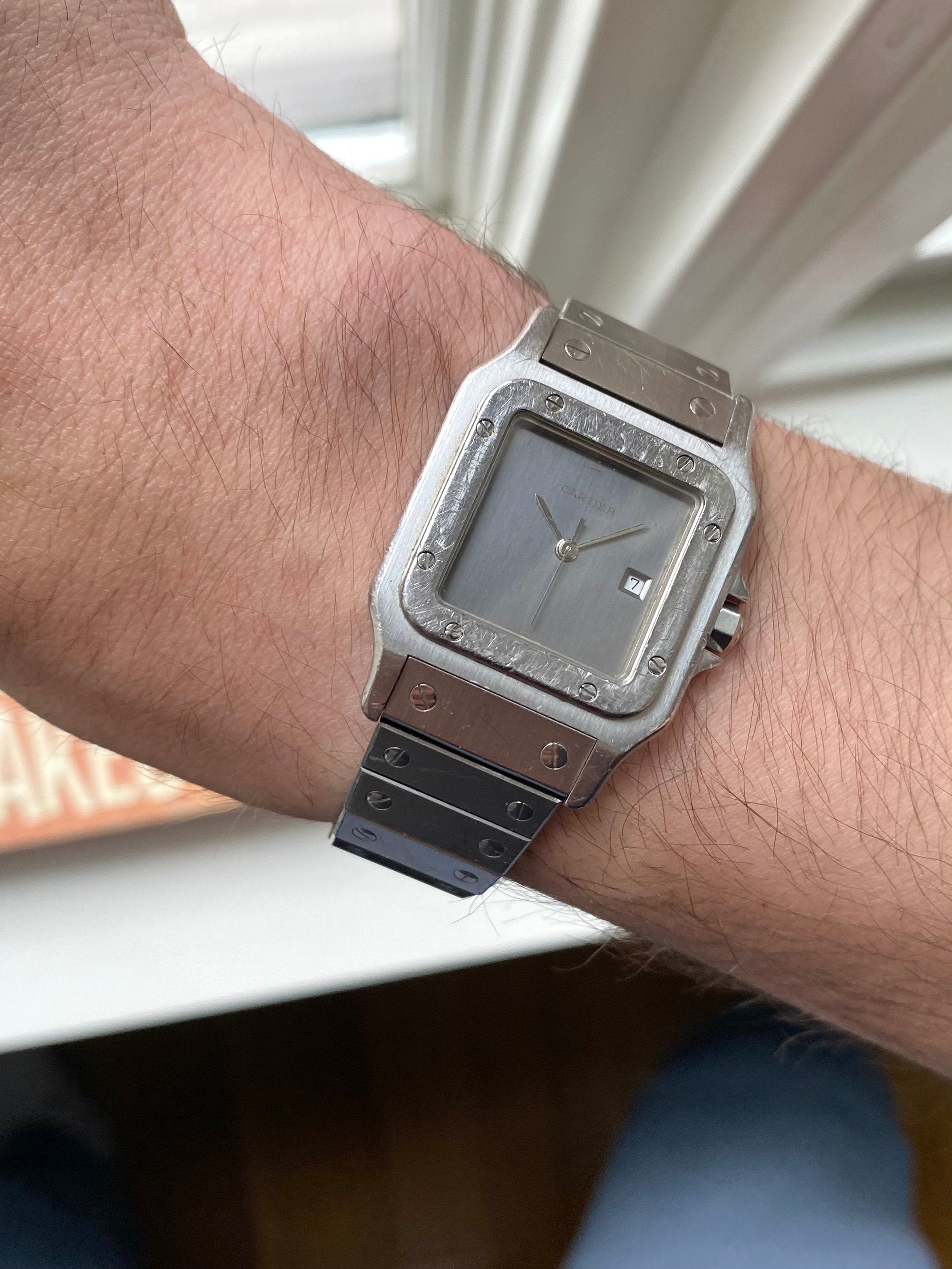 Cartier Santos 2960 - Slate Grey