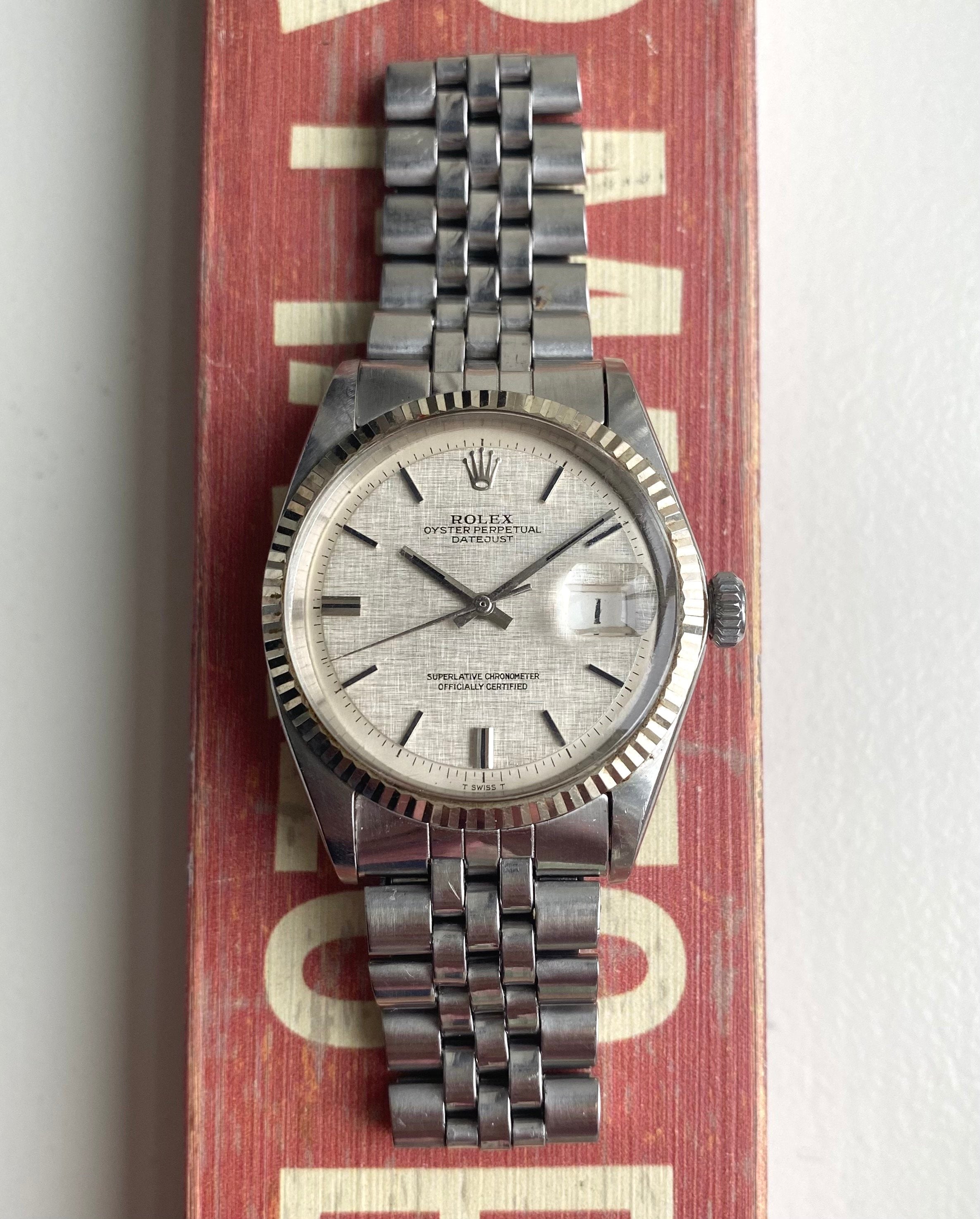 Rolex Datejust ref. 1601 — Linen Dial