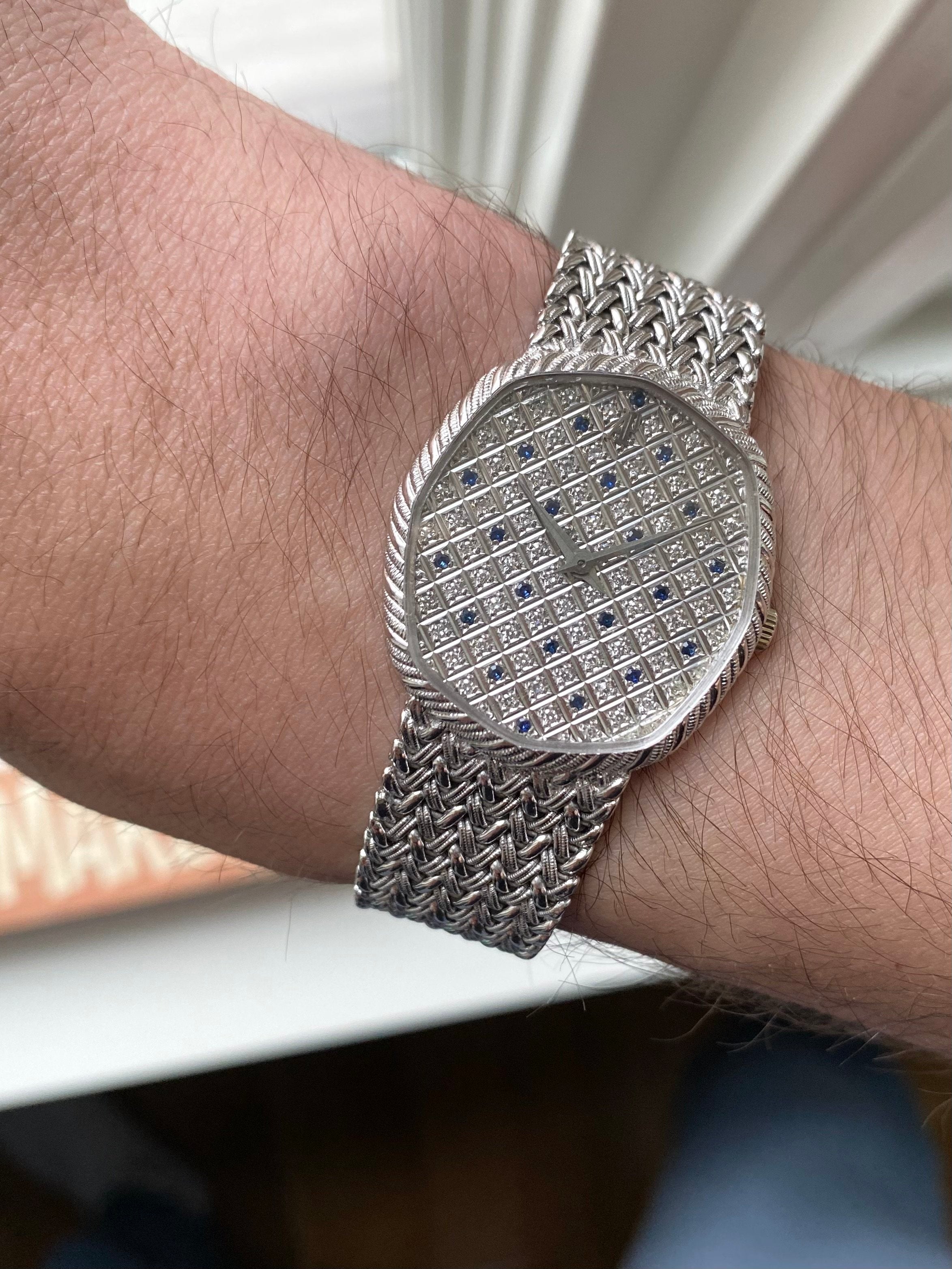 Audemars Piguet 18K White Gold - Sapphire/ Diamond Dial