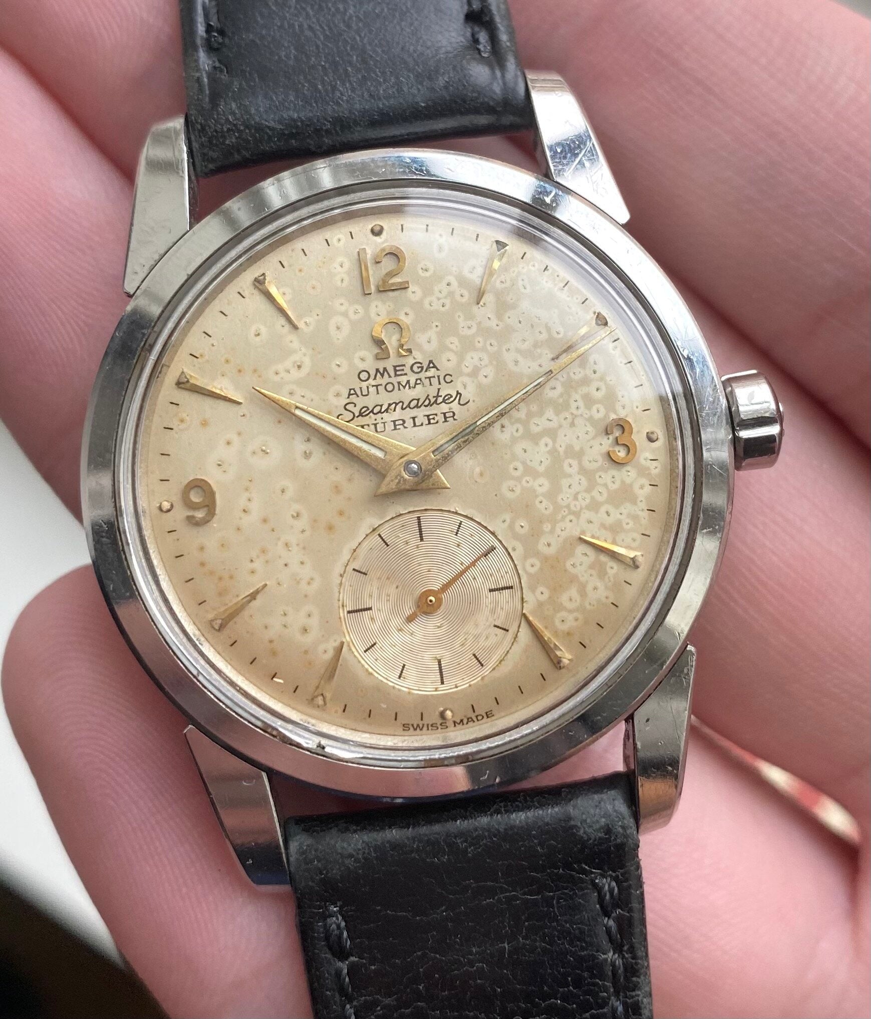 Omega Seamaster — "Turler" Stamp