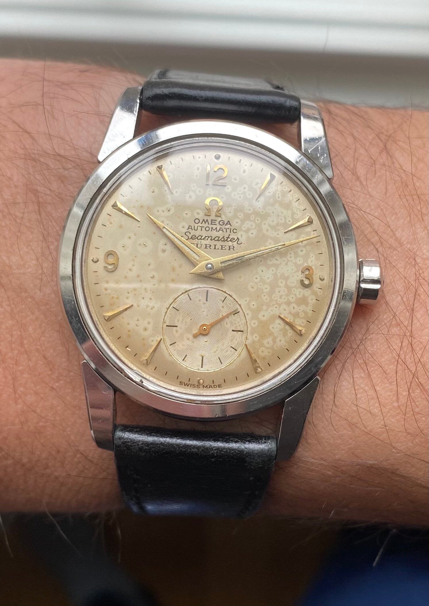 Omega Seamaster — "Turler" Stamp