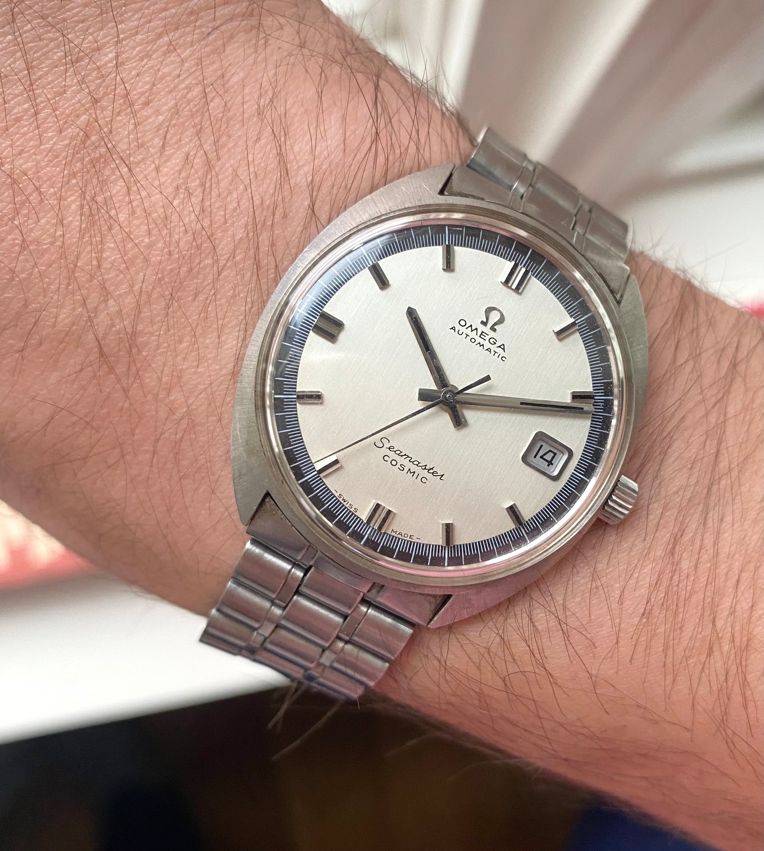 Omega Seamaster Cosmic — Two-tone Dial