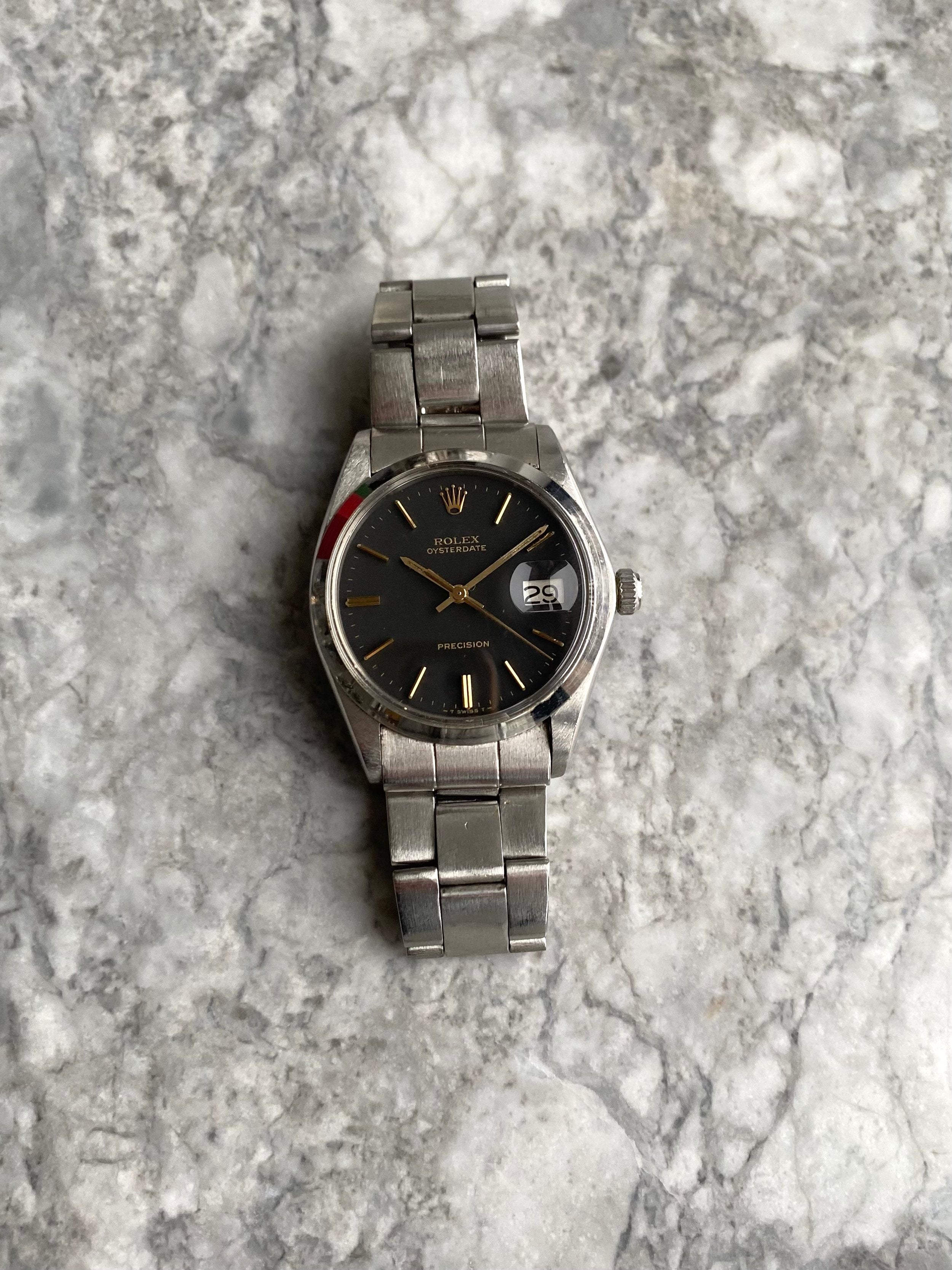 Rolex Precision Oysterdate - Matte Black.