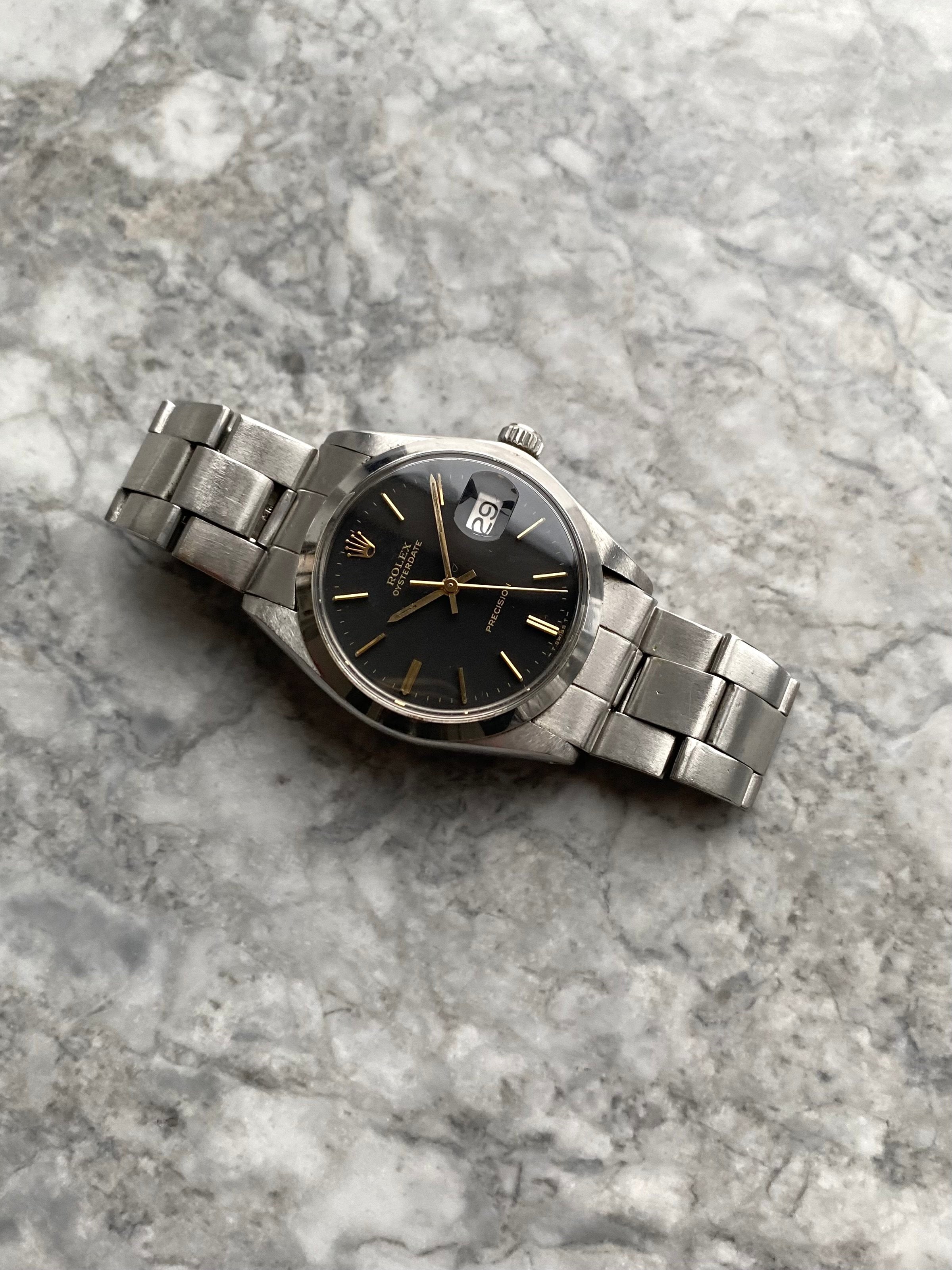 Rolex Precision Oysterdate - Matte Black.