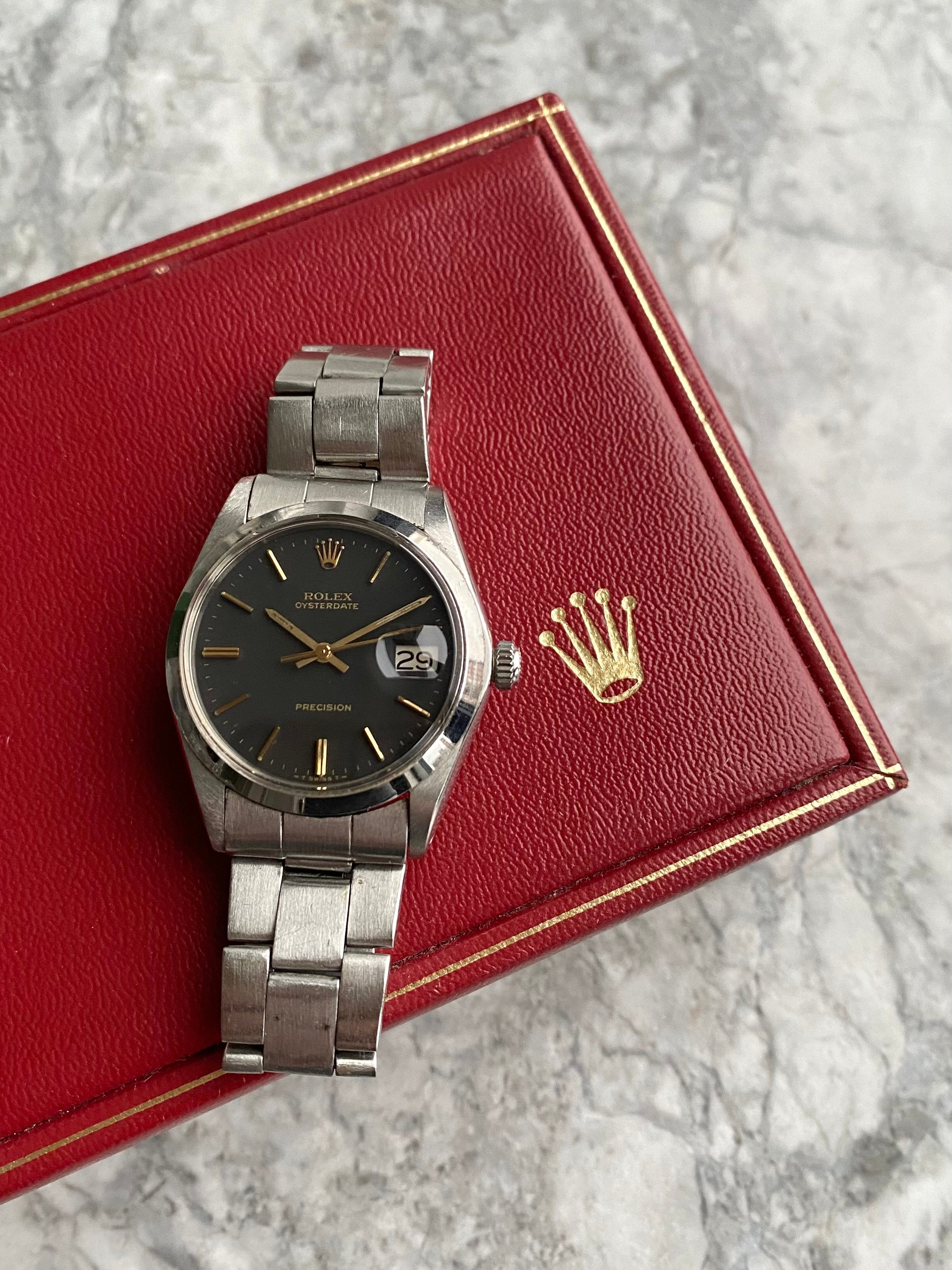 Rolex Precision Oysterdate - Matte Black.