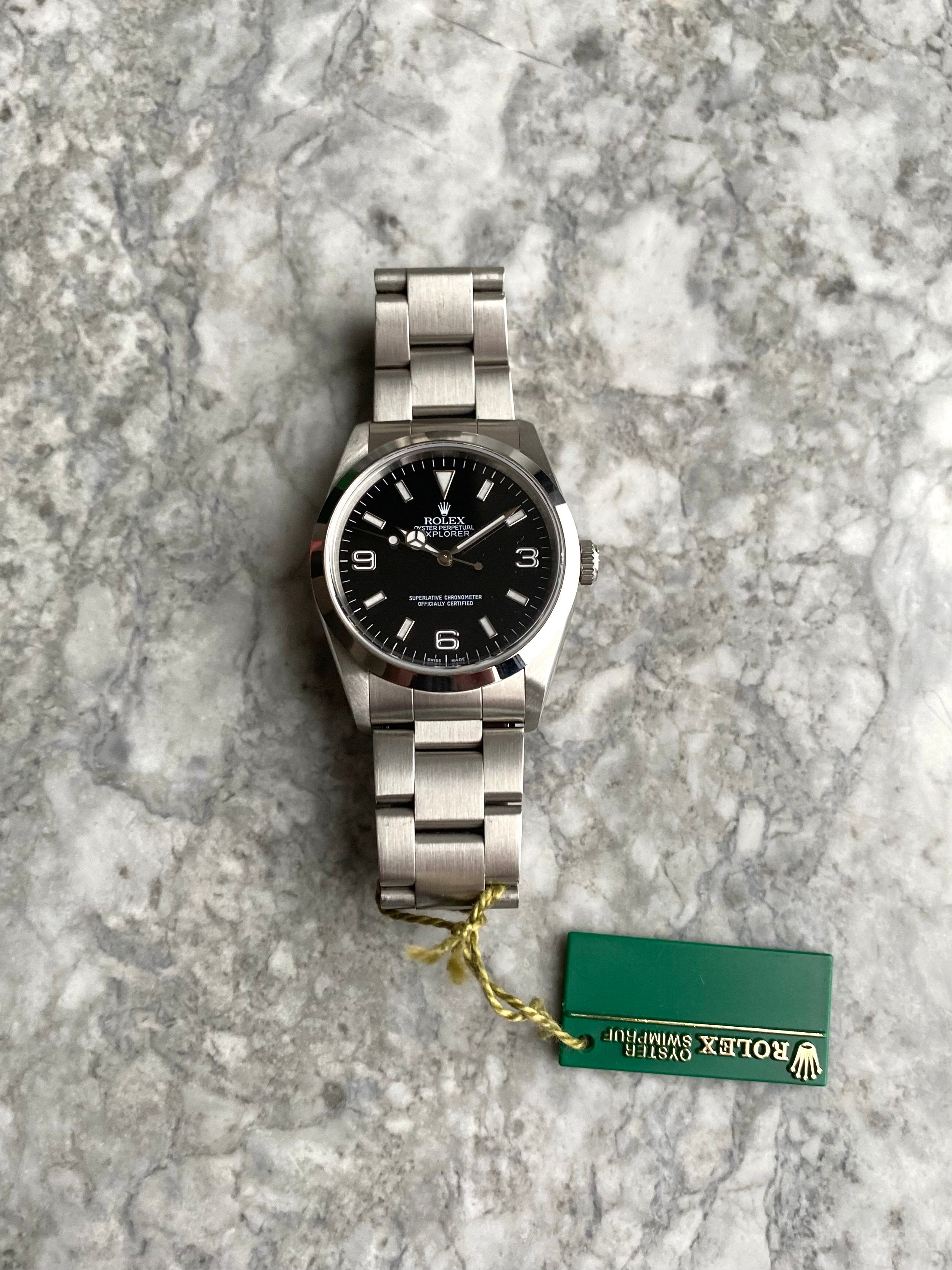 Rolex Explorer 1 - Service Card.