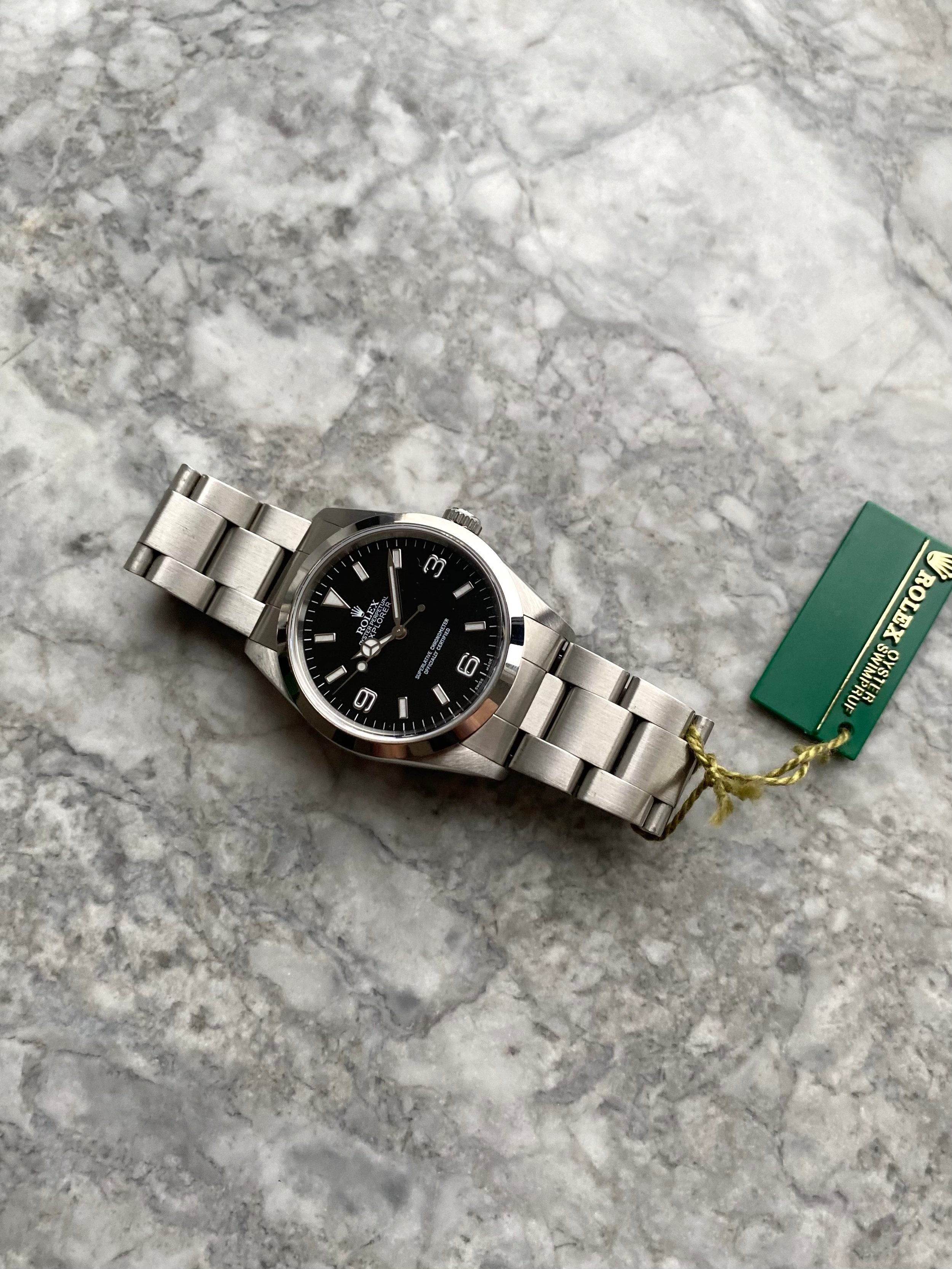 Rolex Explorer 1 - Service Card.