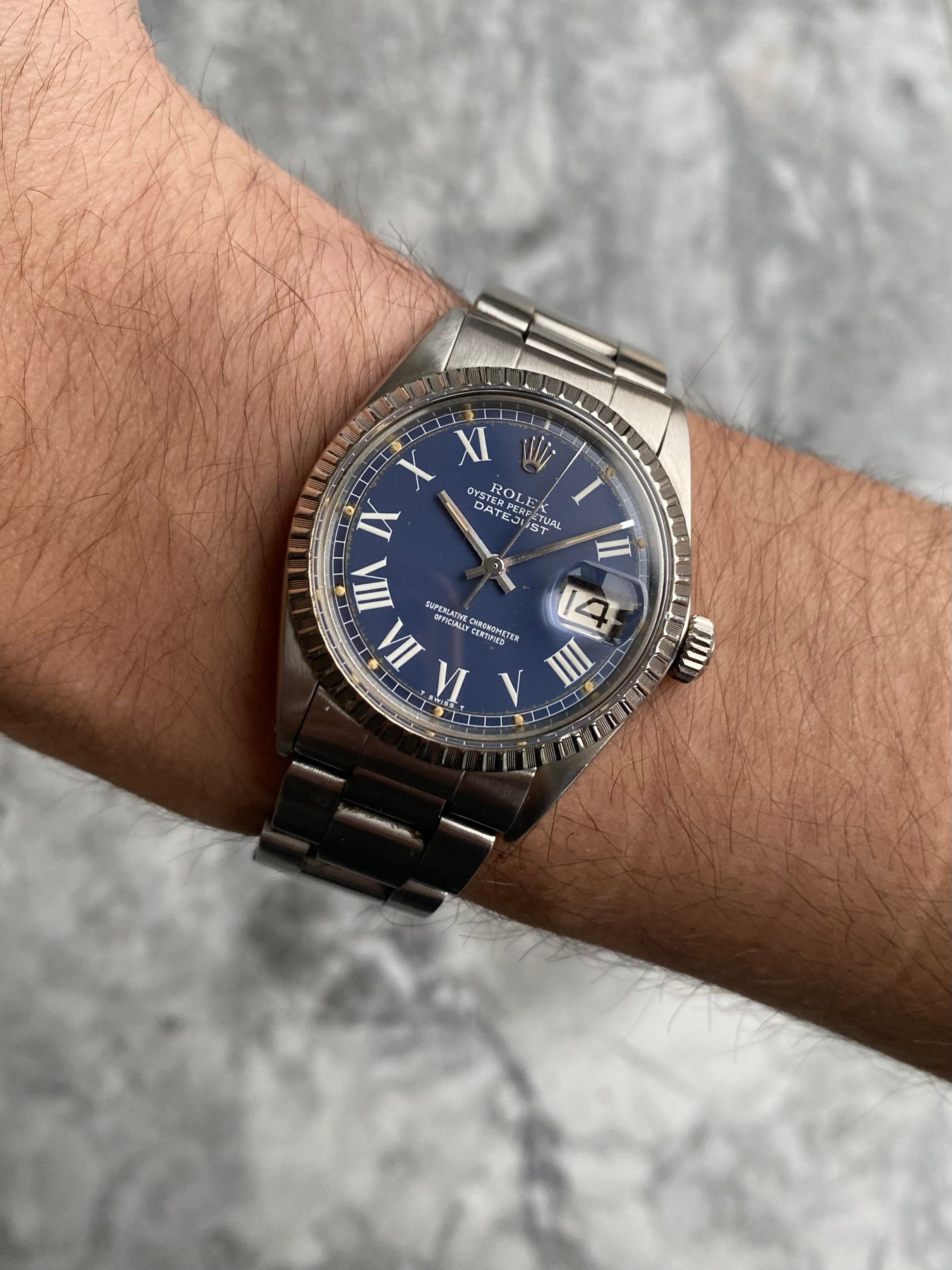 Rolex Datejust 1603 - Blue Buckley.