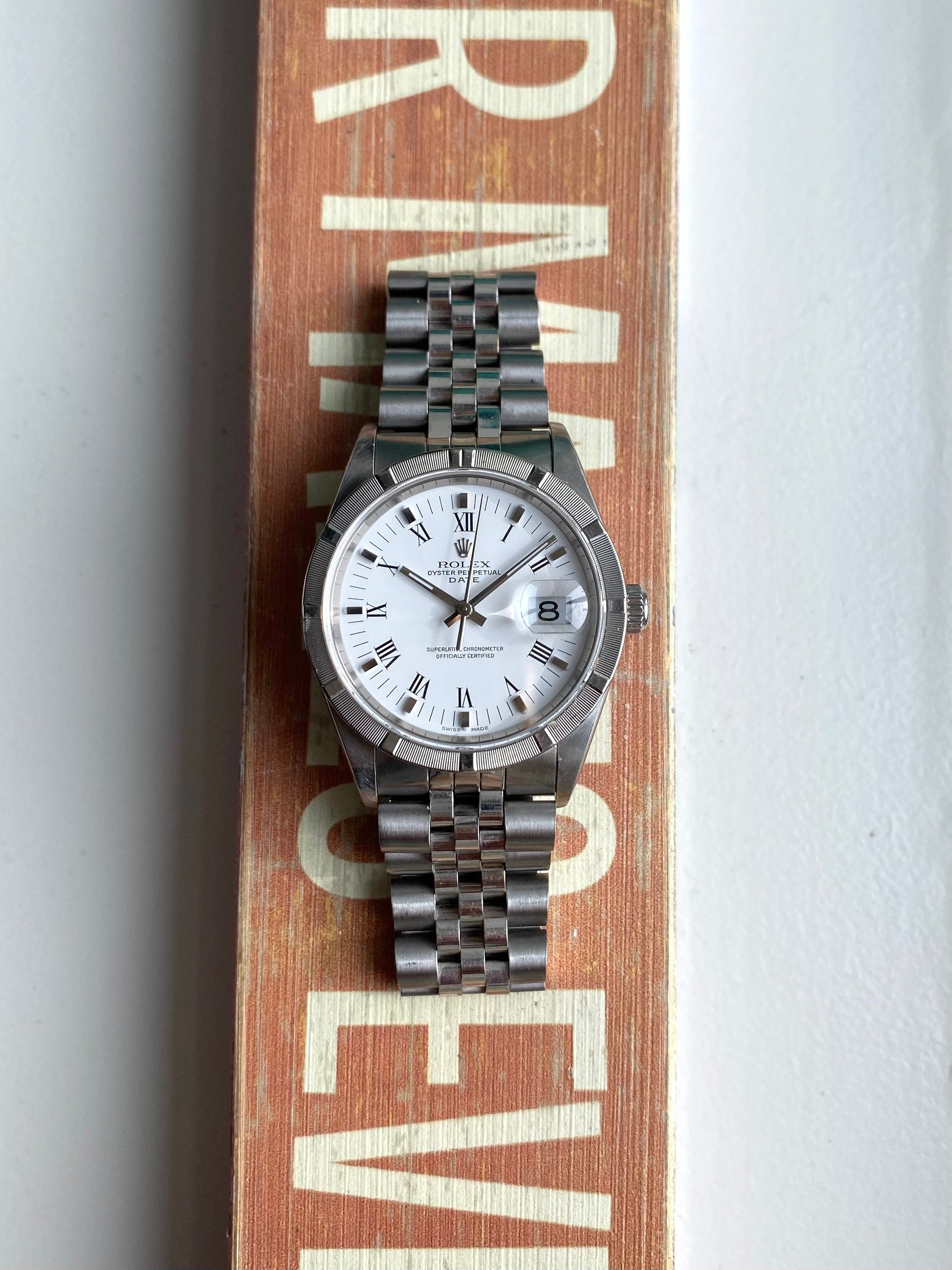 Rolex OP 15210 - White Roman