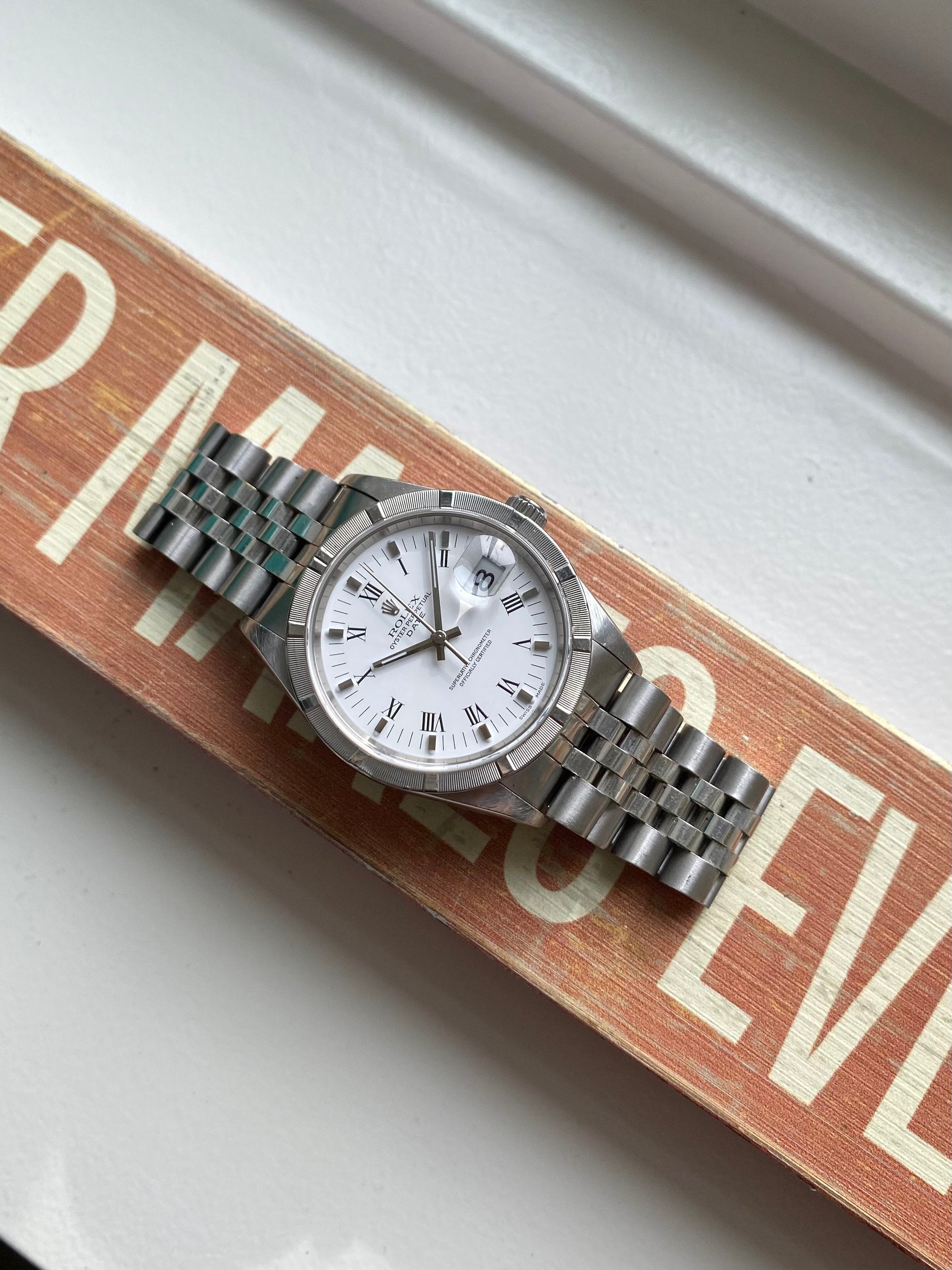 Rolex OP 15210 - White Roman