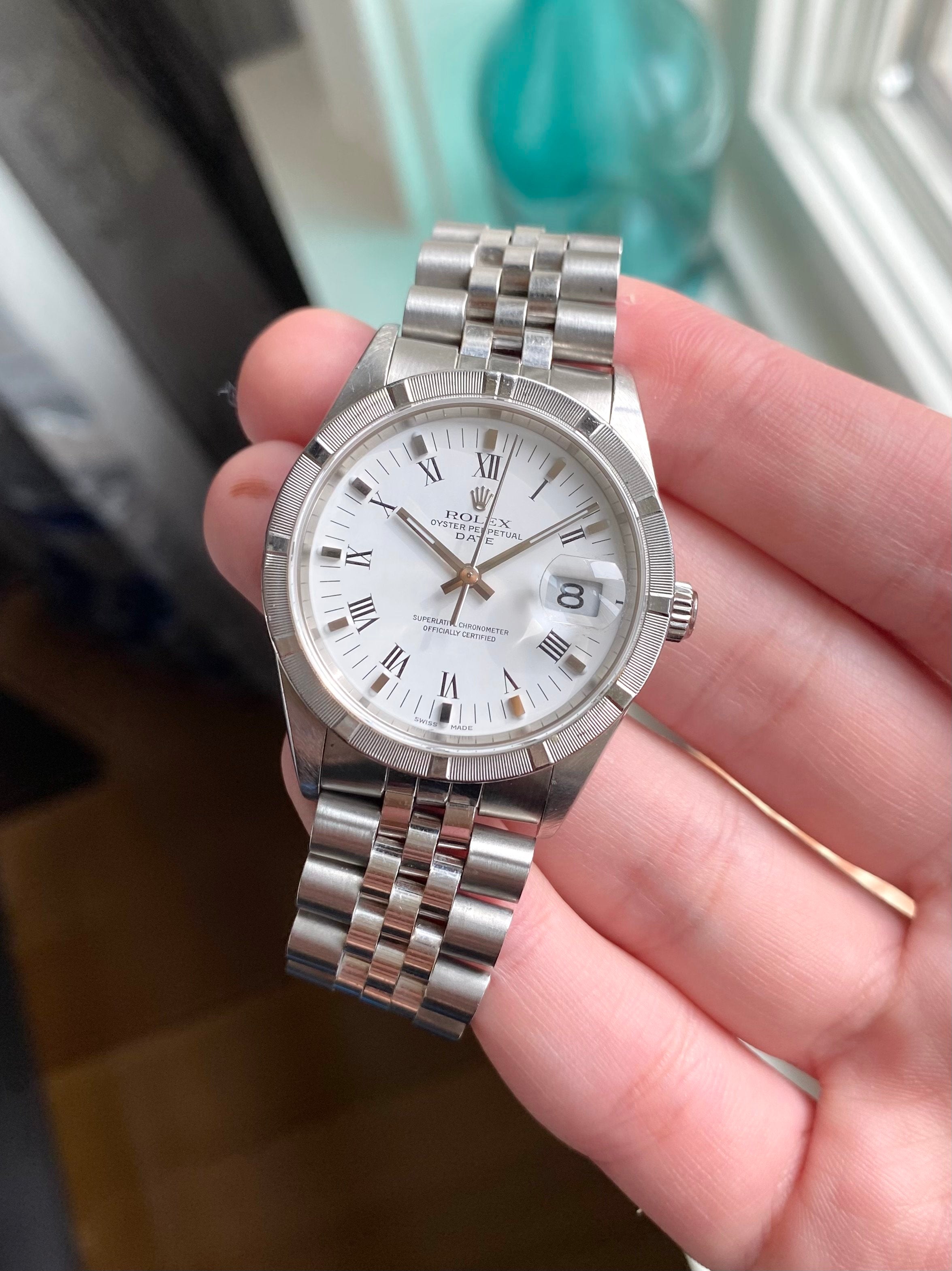 Rolex OP 15210 - White Roman