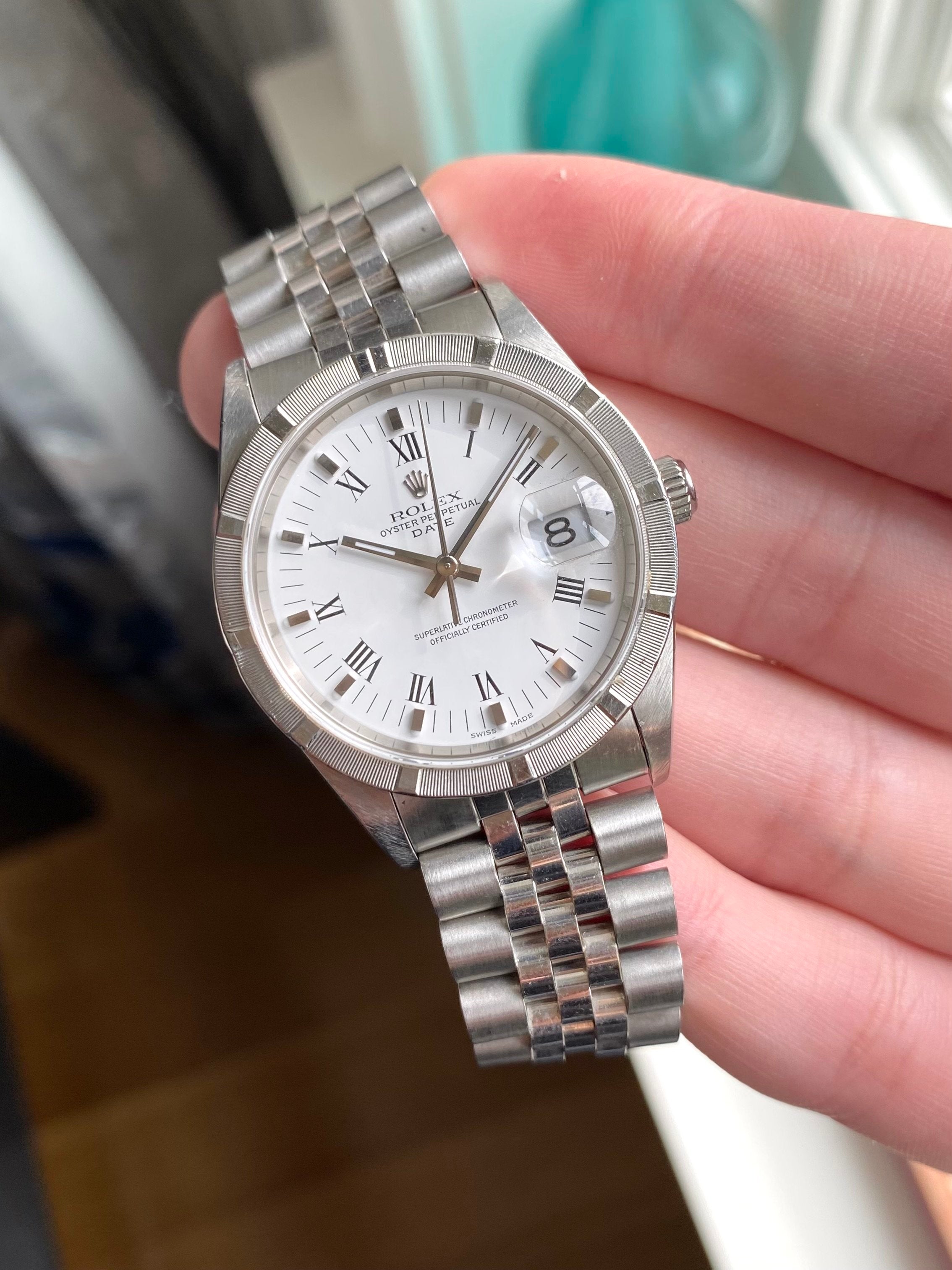 Rolex OP 15210 - White Roman