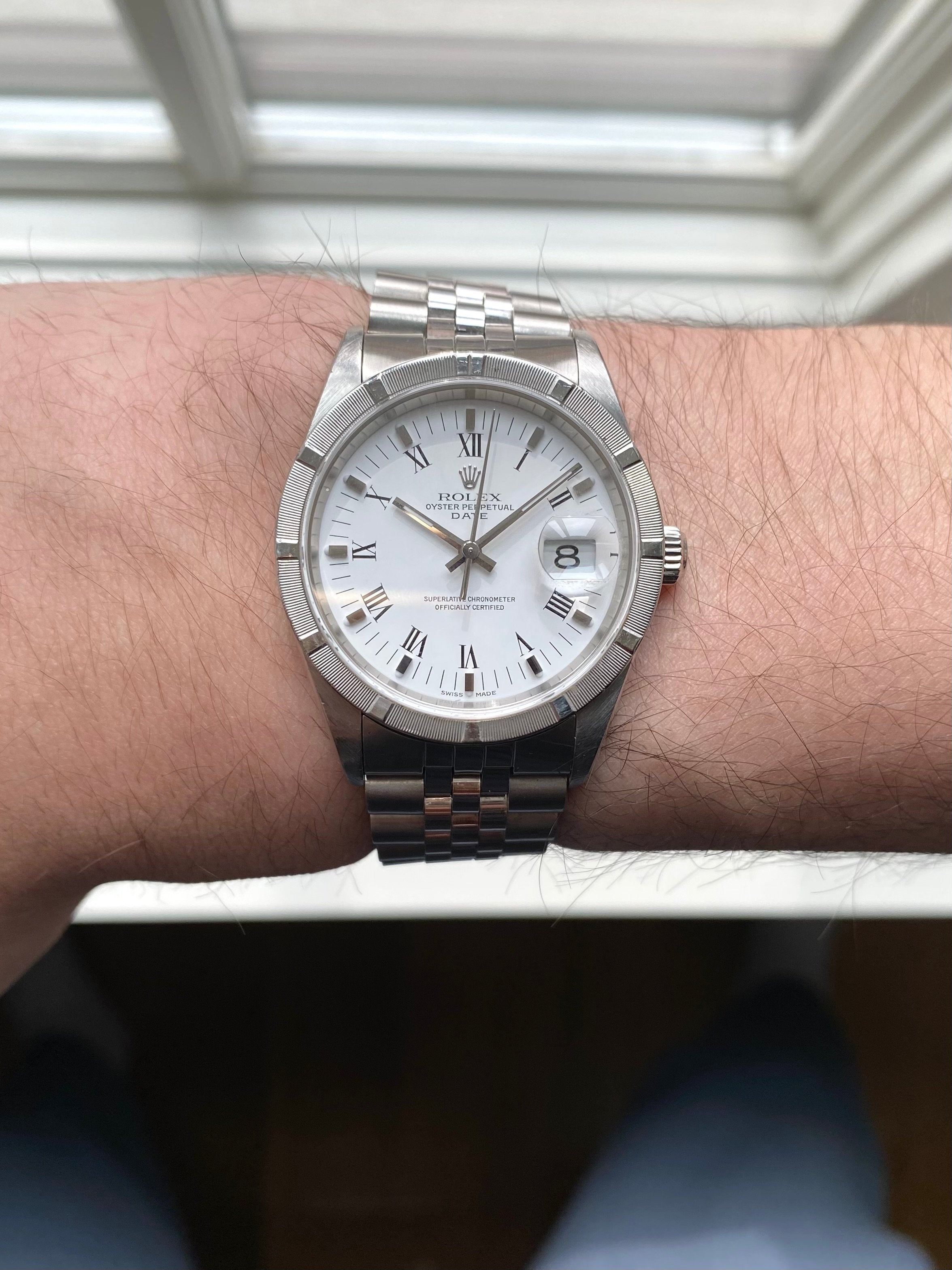 Rolex OP 15210 - White Roman