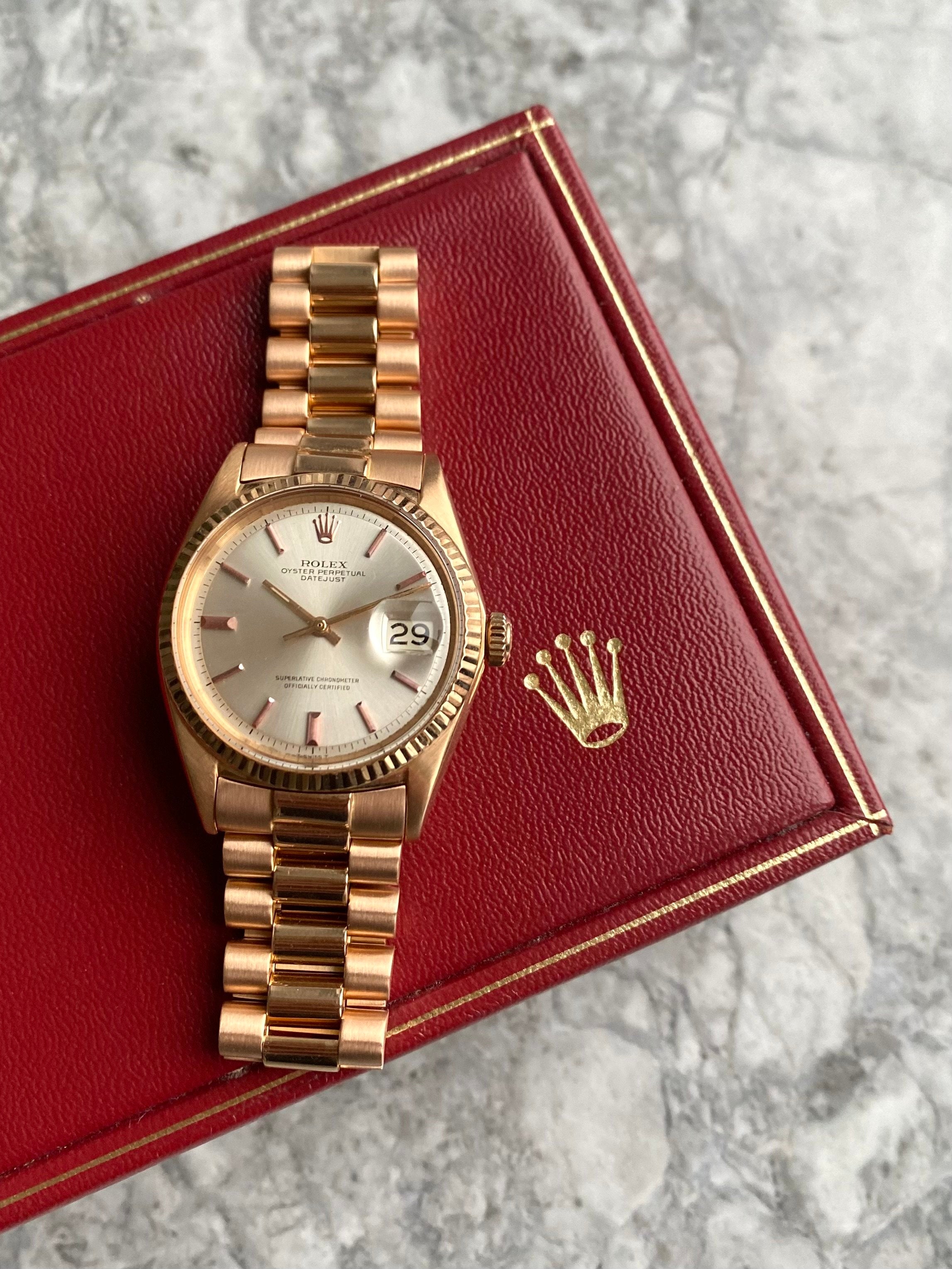 Rolex Datejust 1601 - 18K Rose Gold.