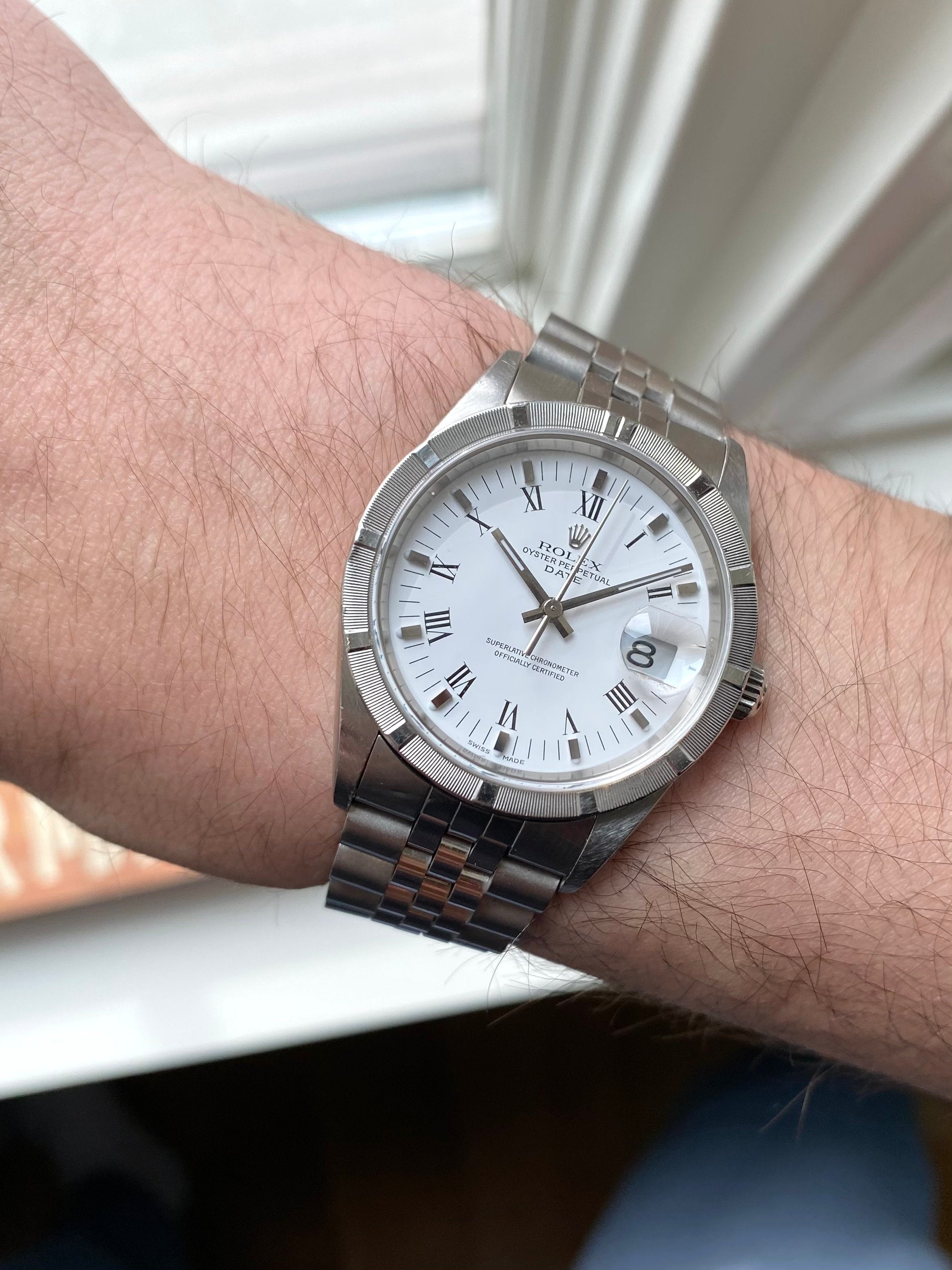 Rolex OP 15210 - White Roman