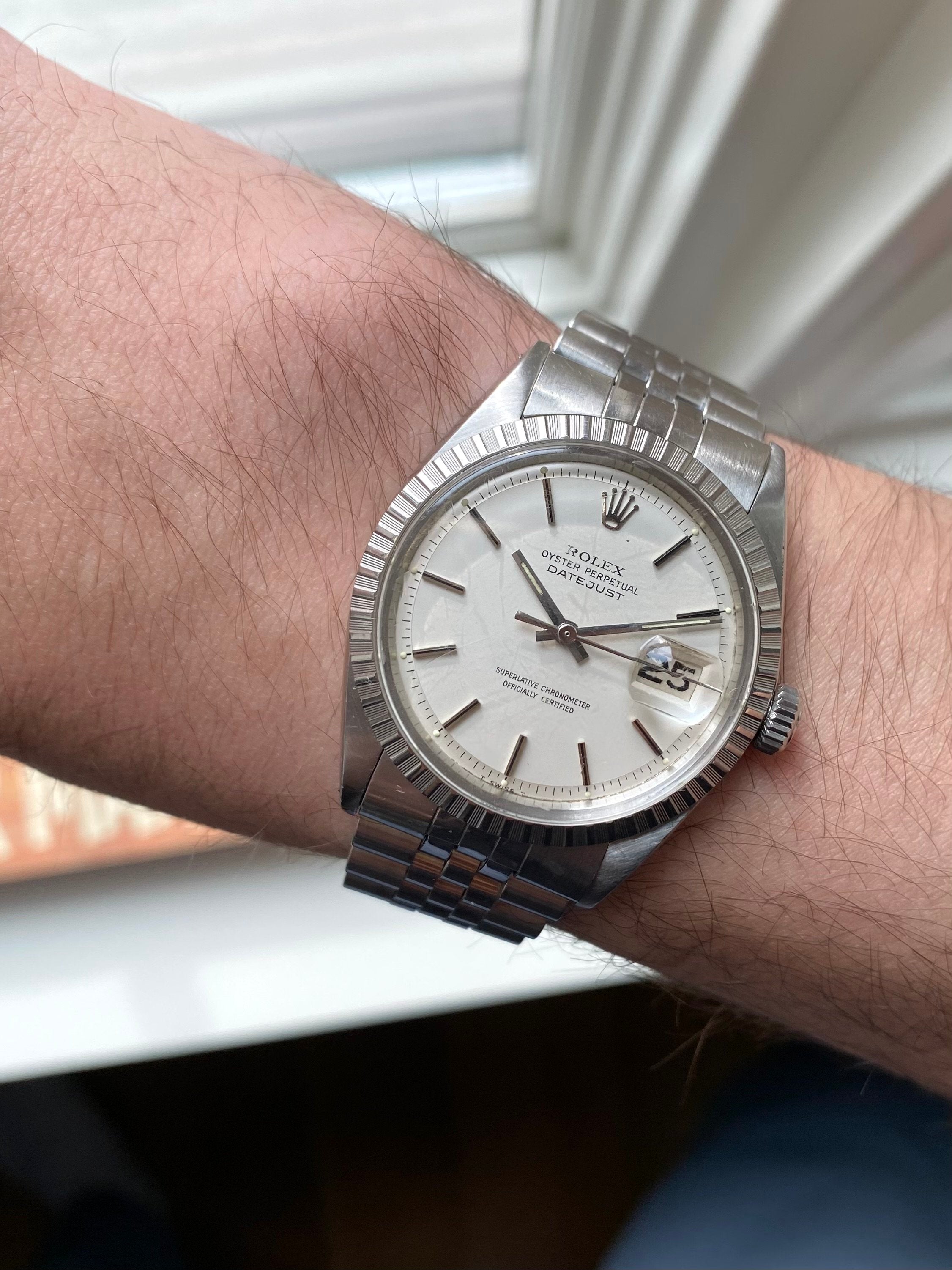 Rolex Datejust 1603 - Matte White