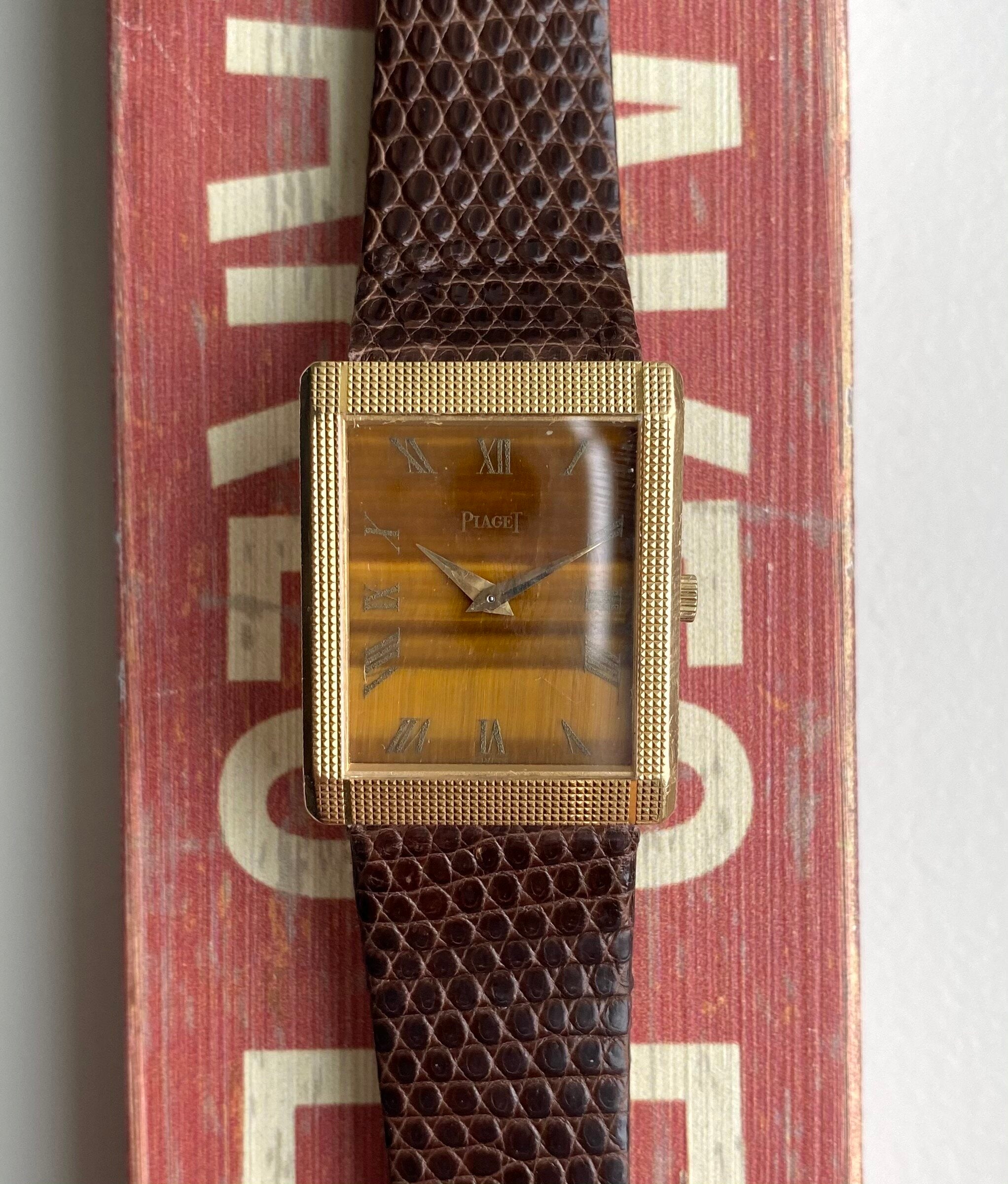 Piaget Tank — Tiger Eye