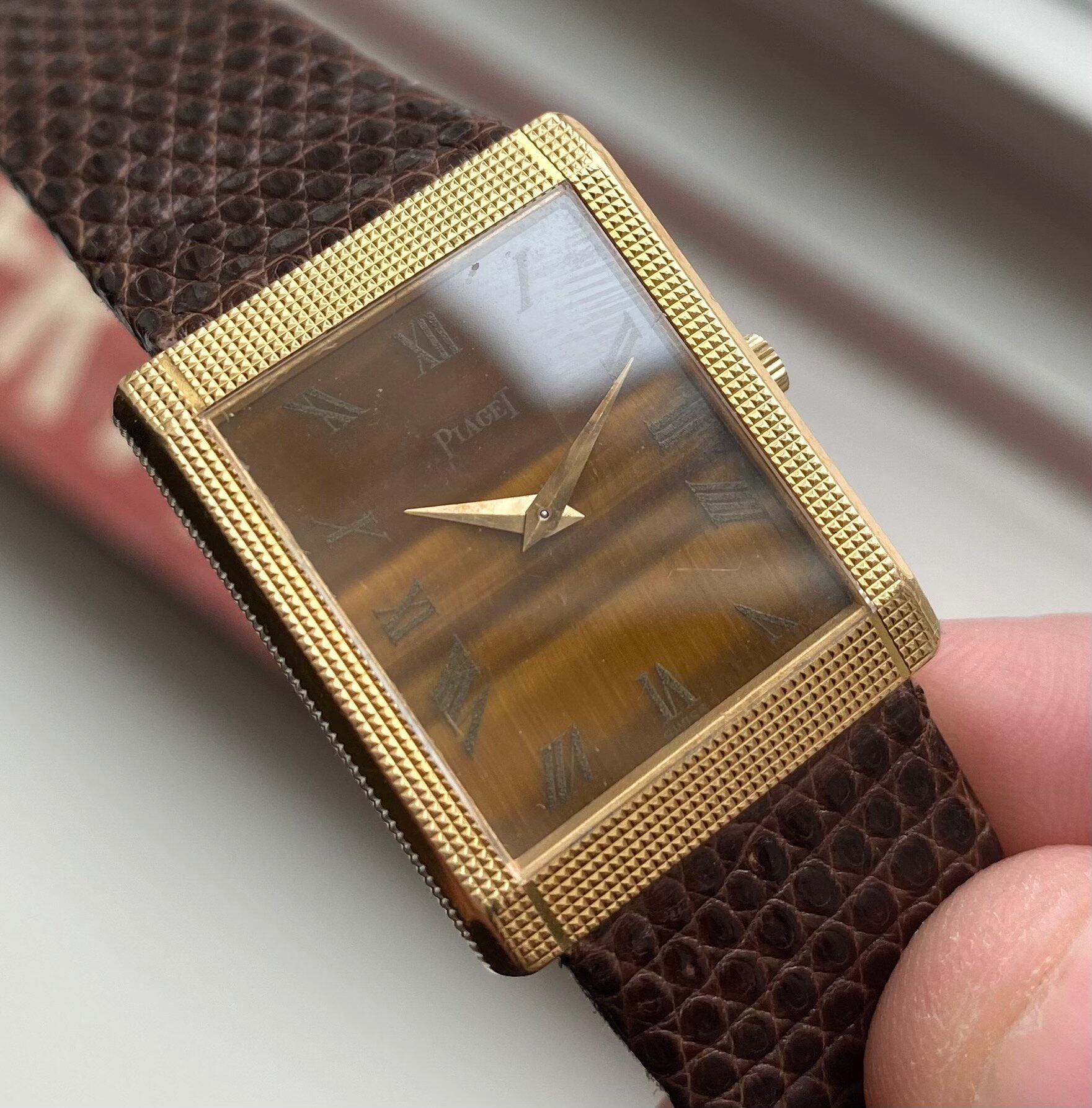 Piaget Tank — Tiger Eye