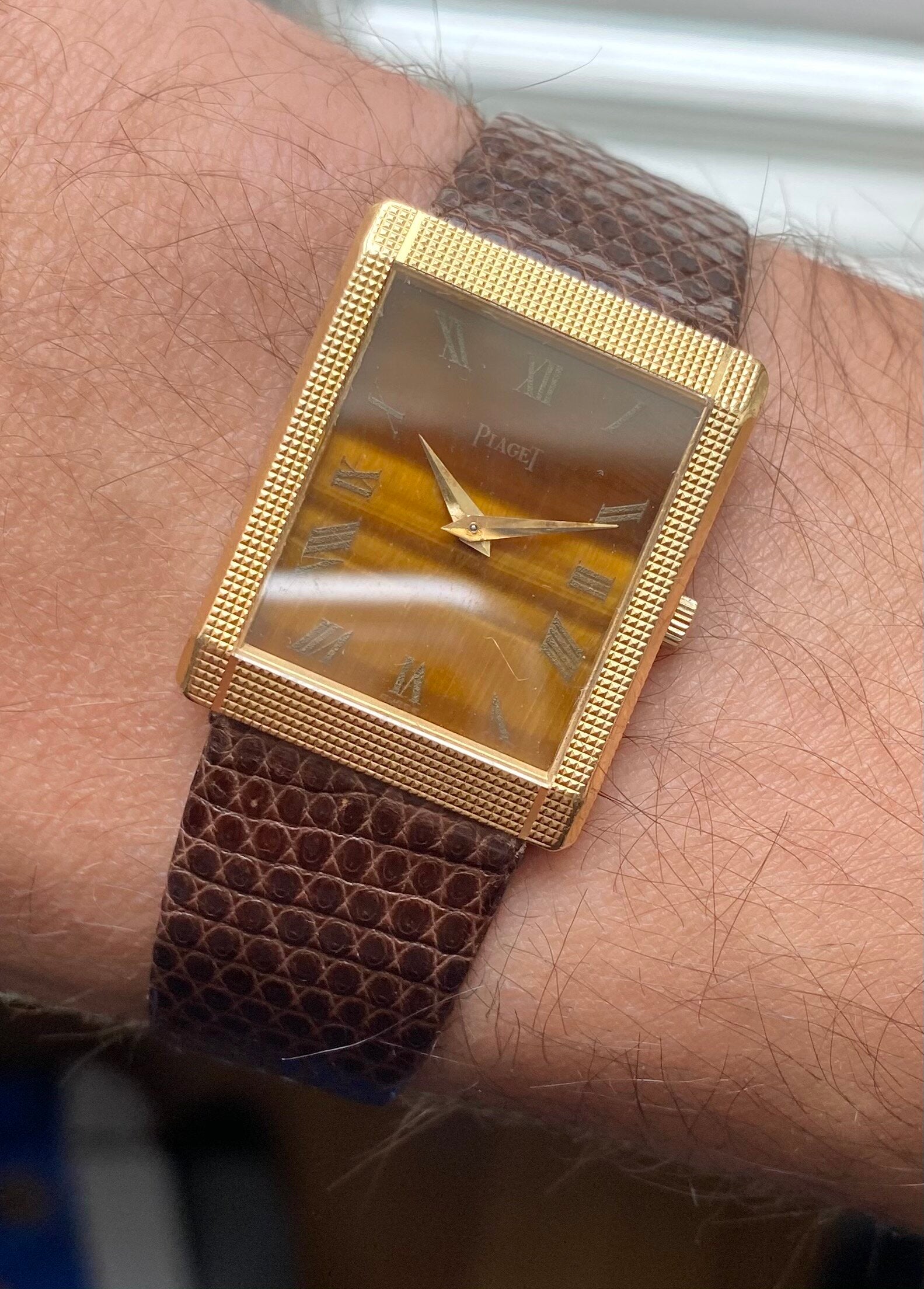 Piaget Tank — Tiger Eye