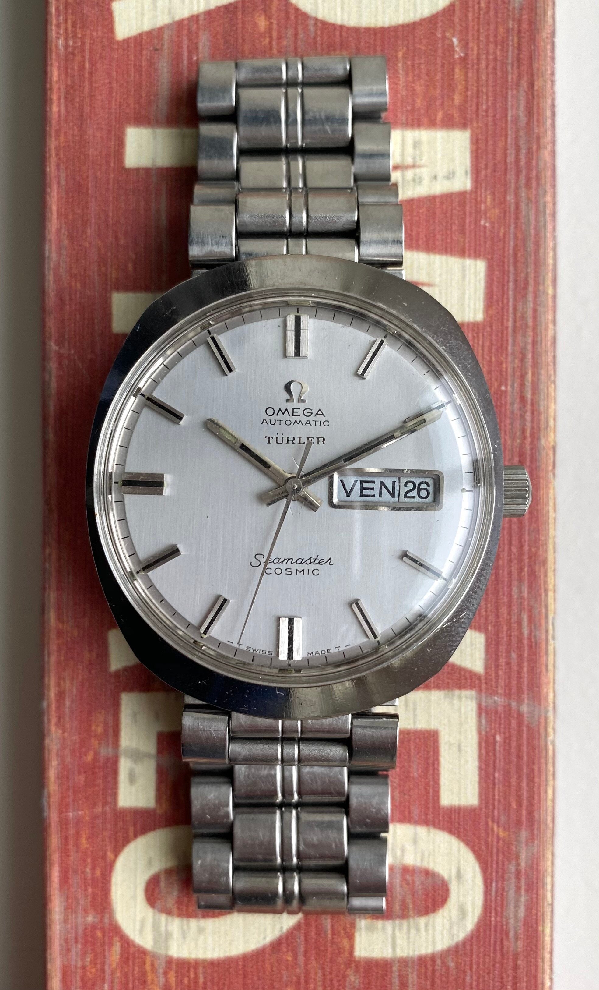 Omega Seamaster Cosmic — "Turler" Signed