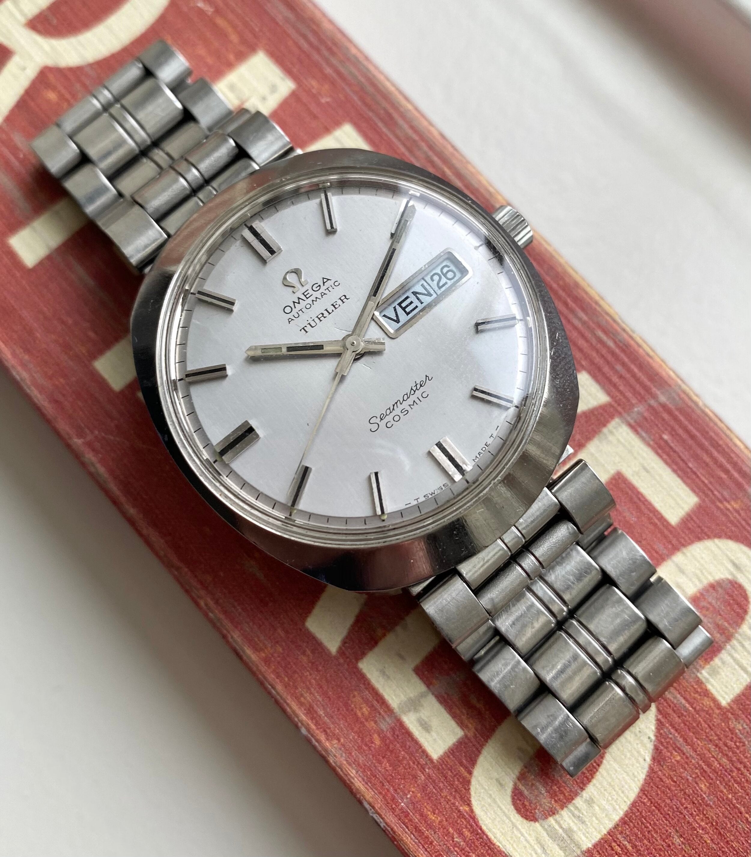 Omega Seamaster Cosmic — "Turler" Signed