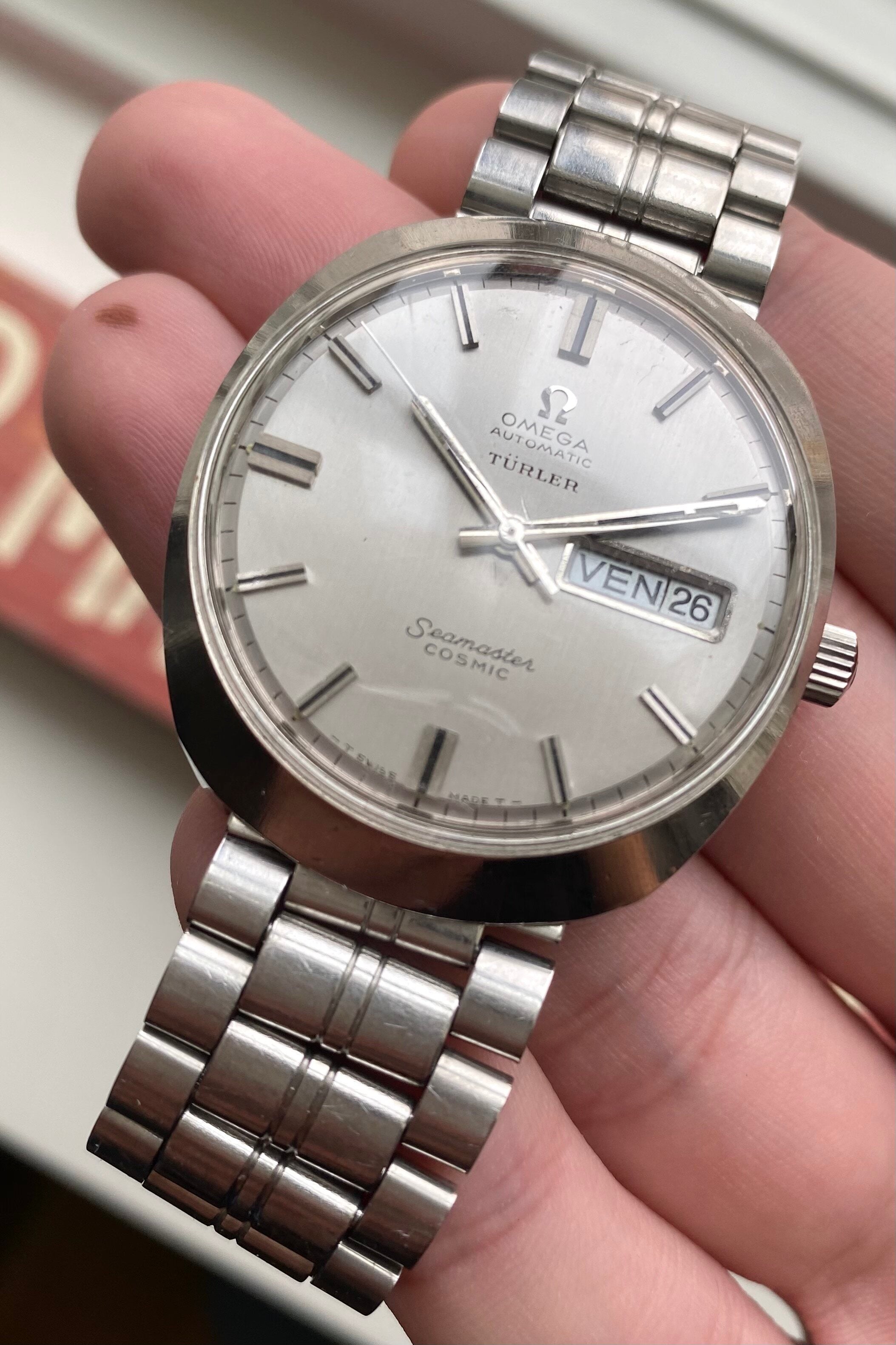 Omega Seamaster Cosmic — "Turler" Signed