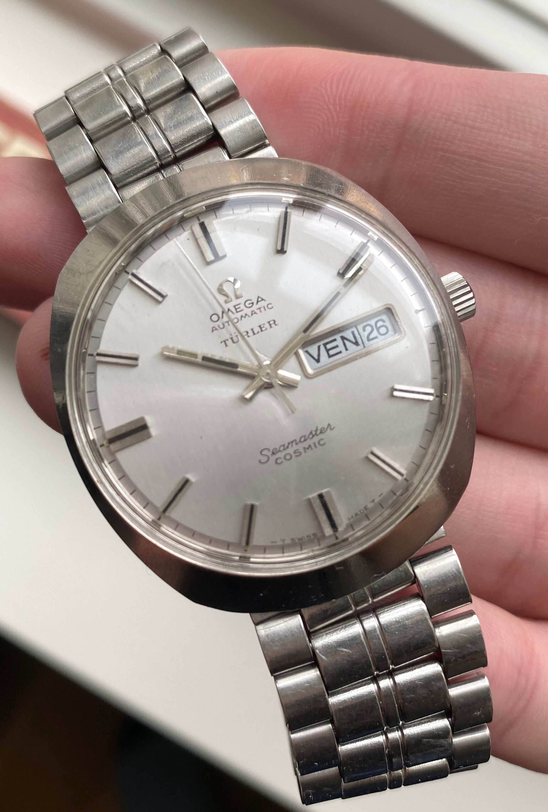 Omega Seamaster Cosmic — "Turler" Signed