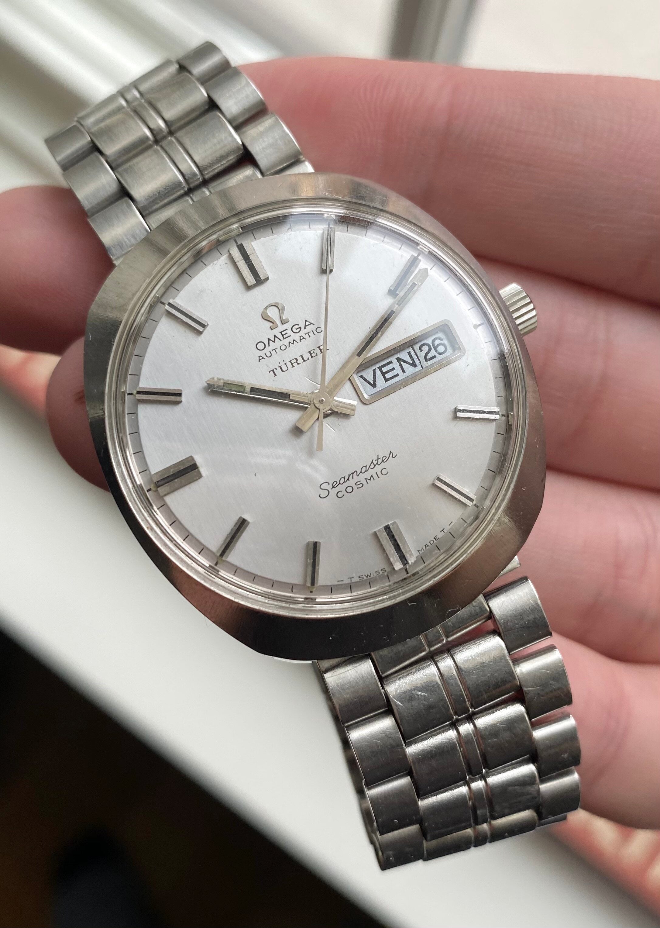 Omega Seamaster Cosmic — "Turler" Signed