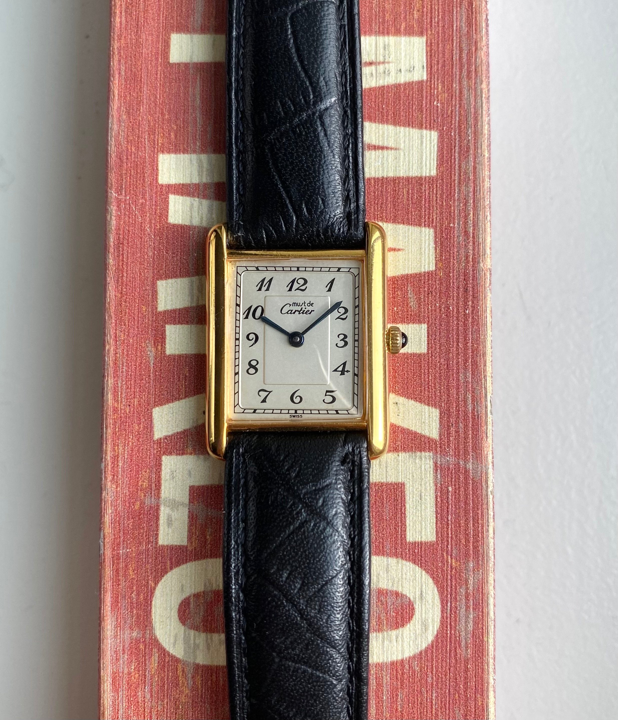 Cartier Tank — Arabic Numeral Dial