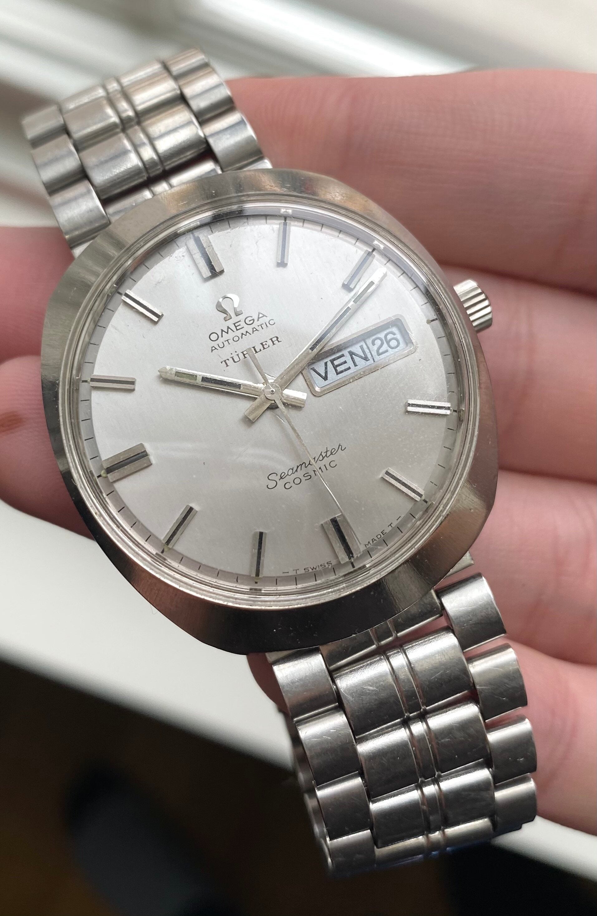 Omega Seamaster Cosmic — "Turler" Signed