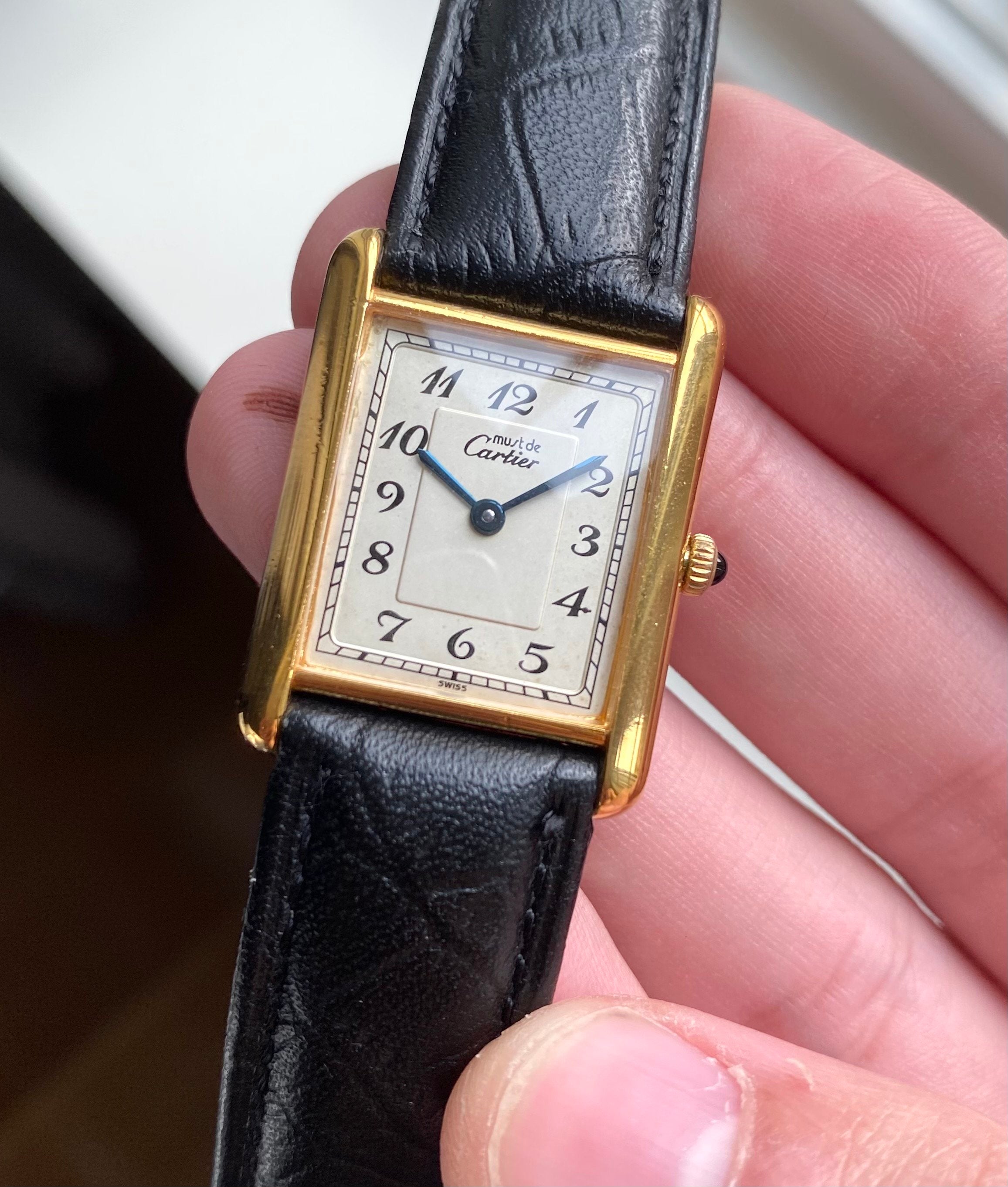 Cartier Tank — Arabic Numeral Dial