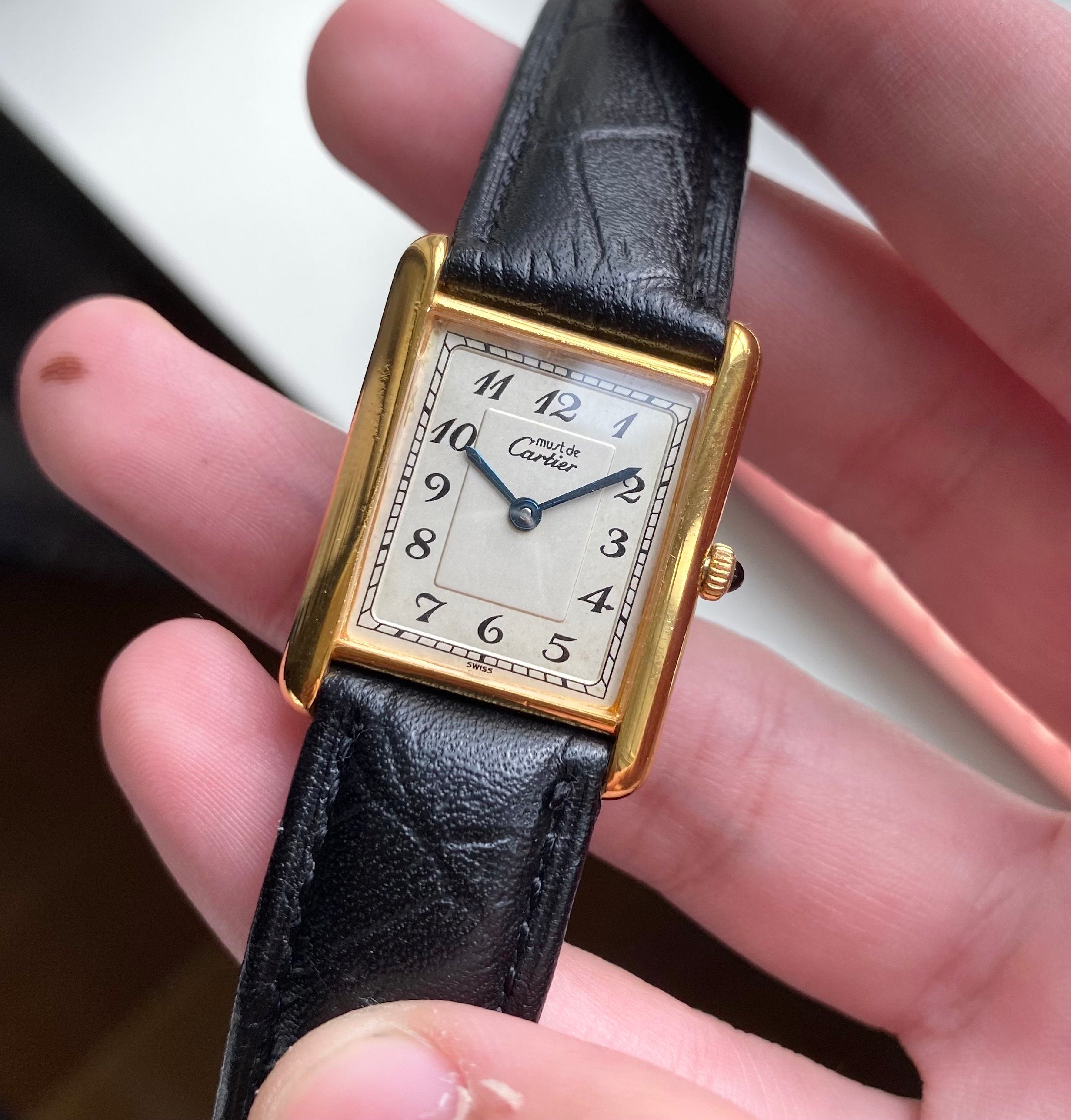 Cartier Tank — Arabic Numeral Dial