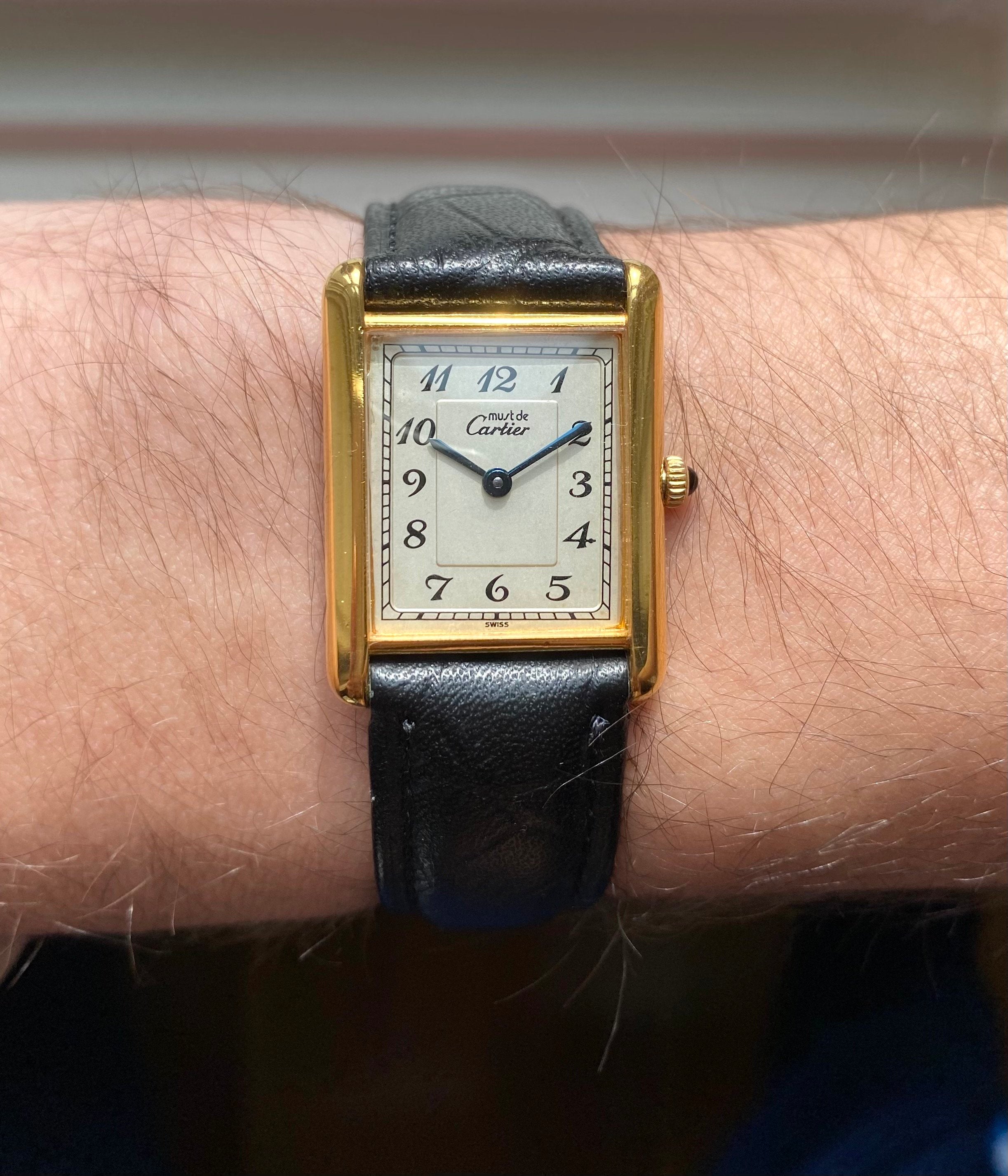 Cartier Tank — Arabic Numeral Dial