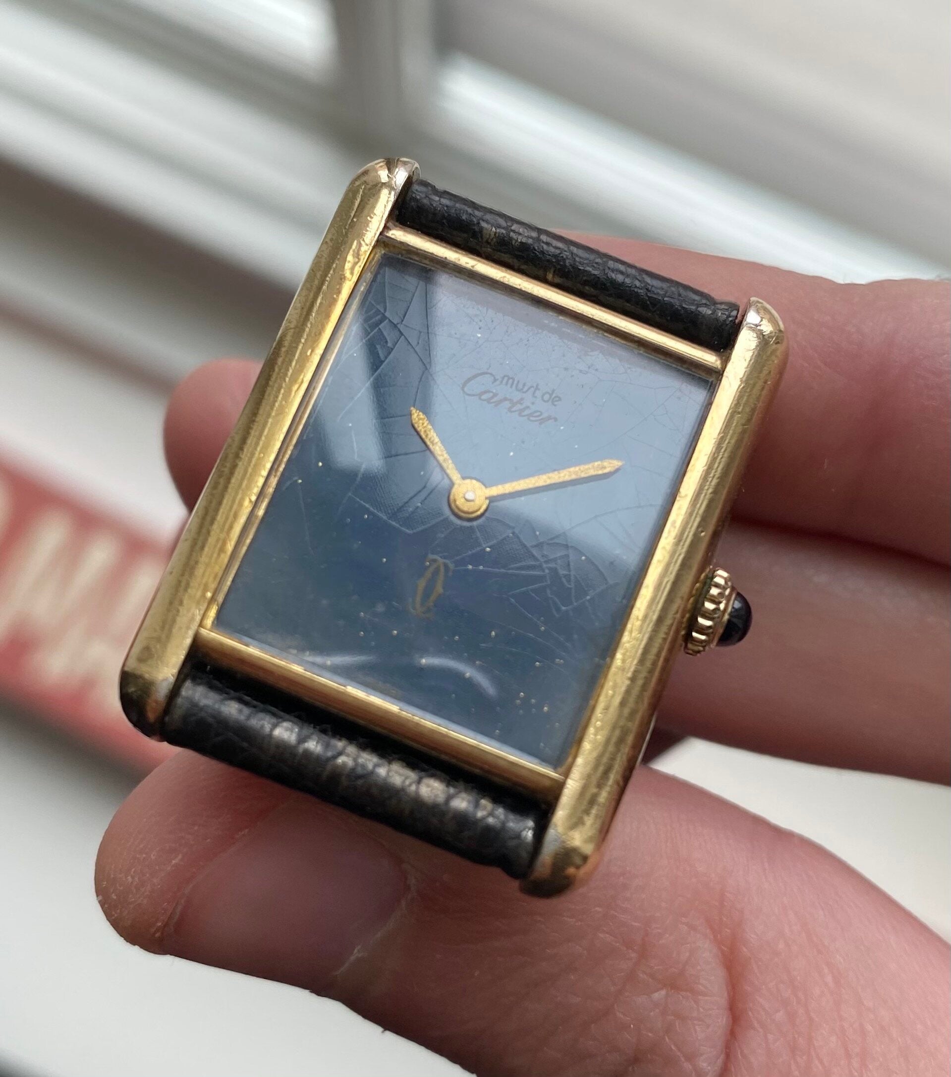 Must de Cartier Tank — Blue Dial