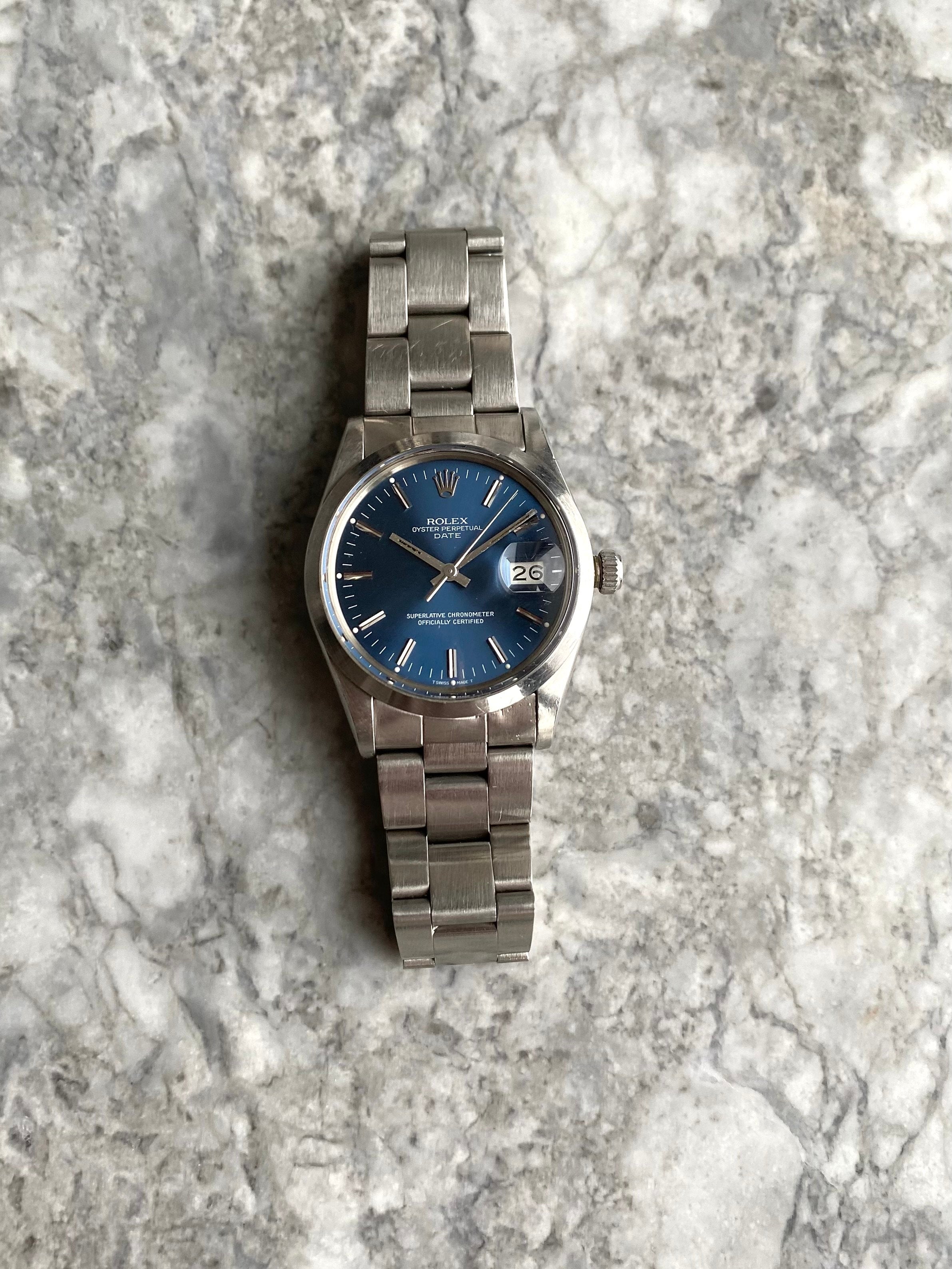 Rolex OP 15000 - Blue Dial w/ Papers