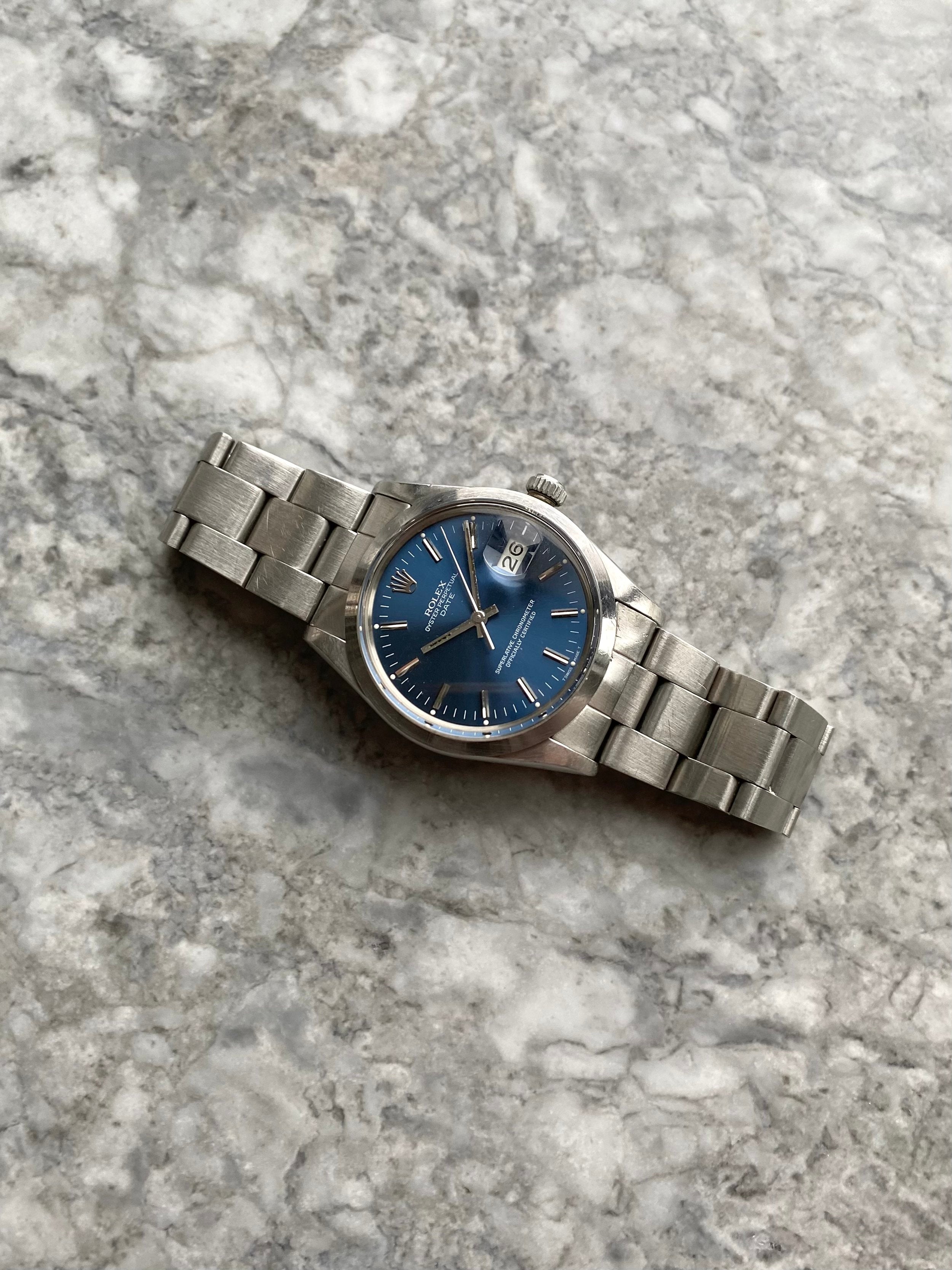 Rolex OP 15000 - Blue Dial w/ Papers