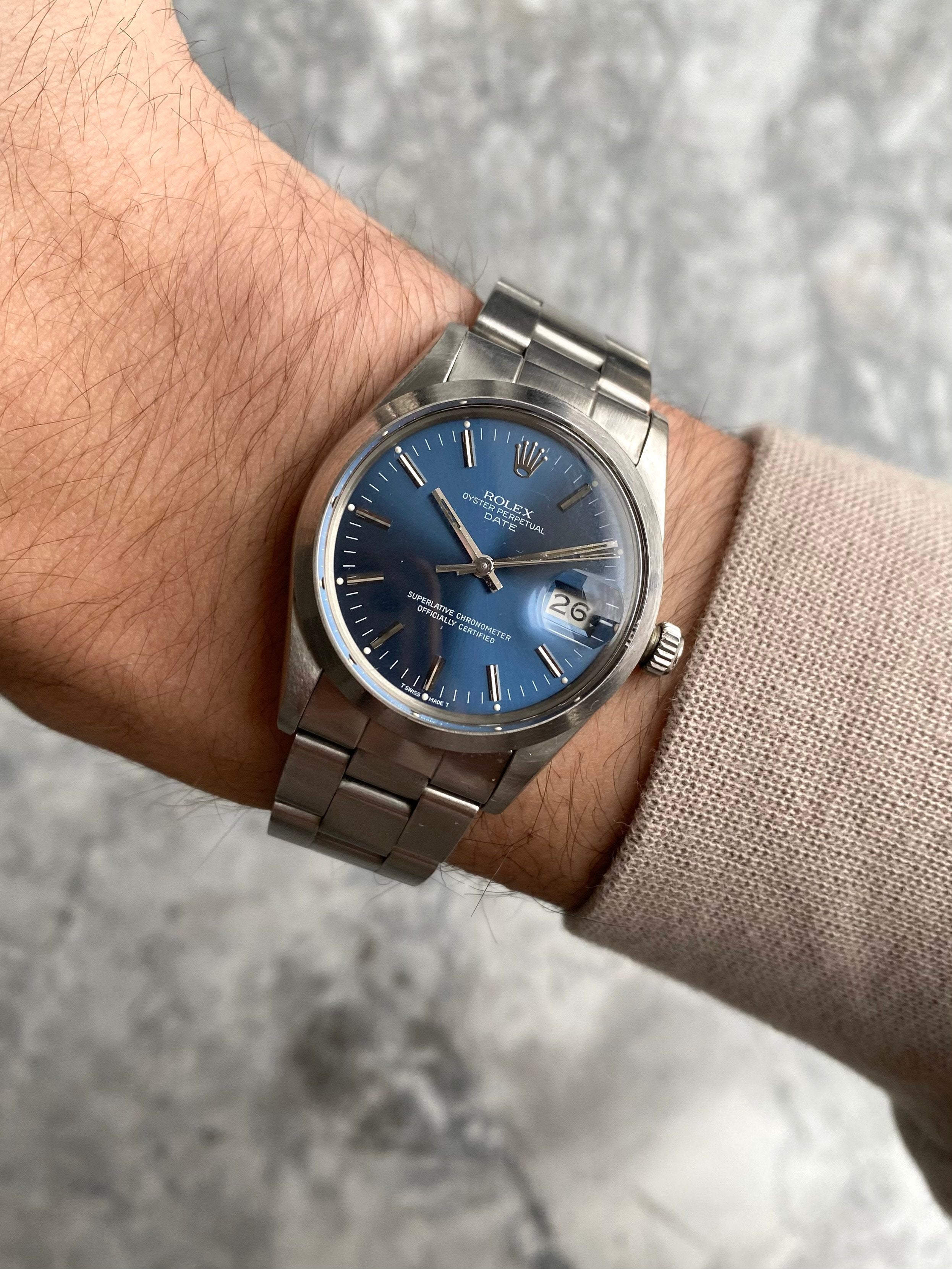 Rolex OP 15000 - Blue Dial w/ Papers