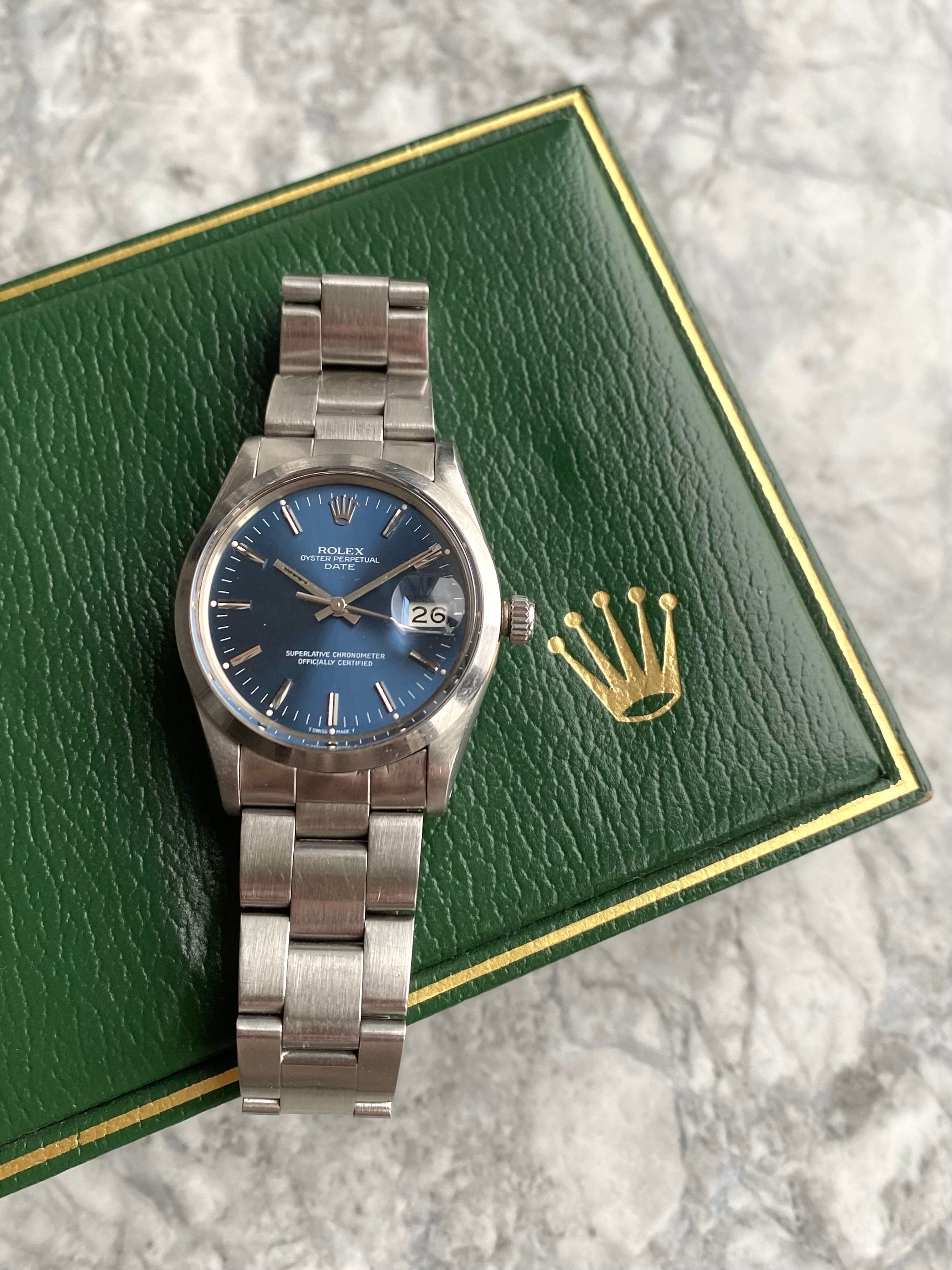 Rolex OP 15000 - Blue Dial w/ Papers