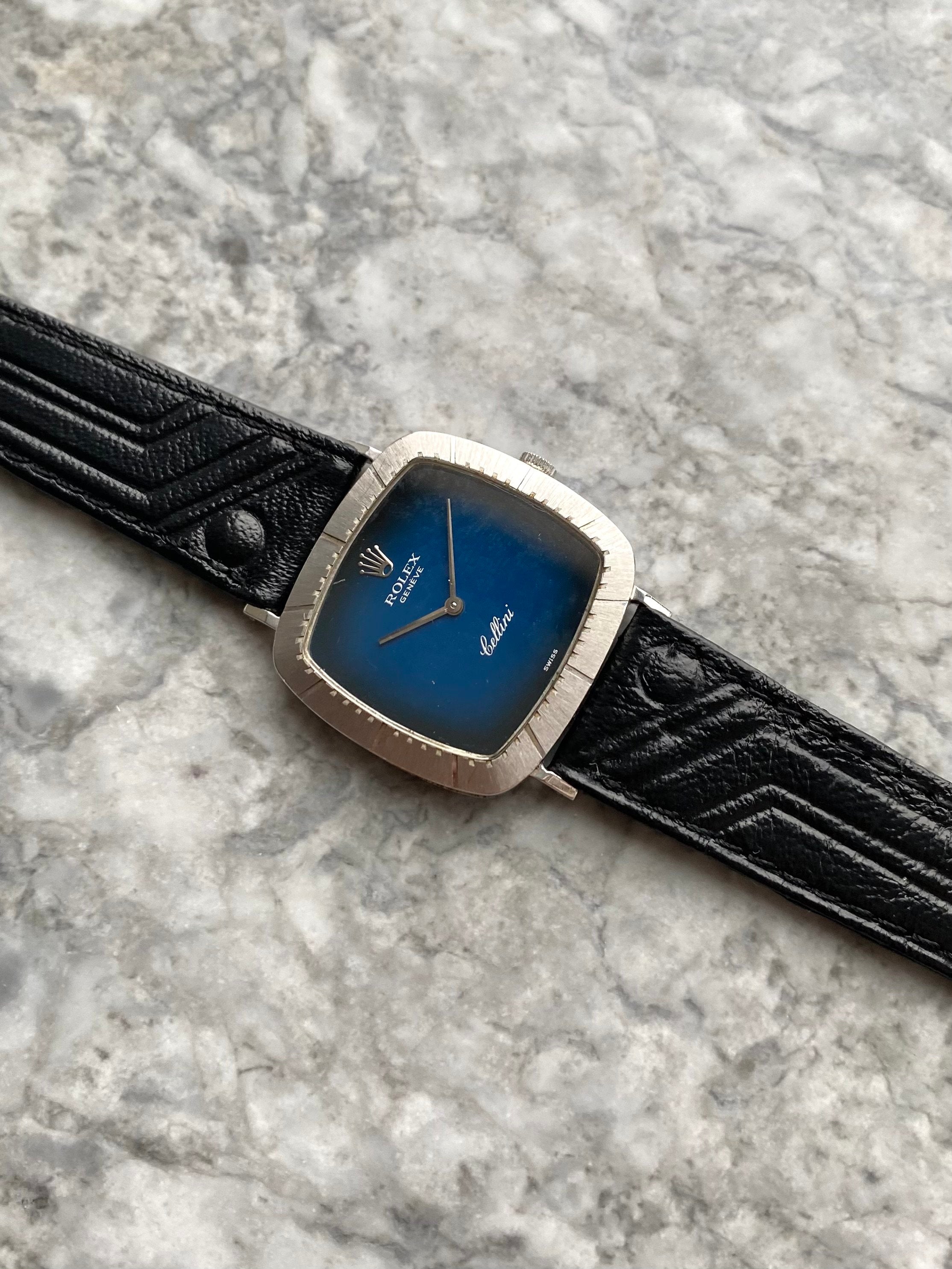 Rolex Cellini - Blue Vignette Dial.