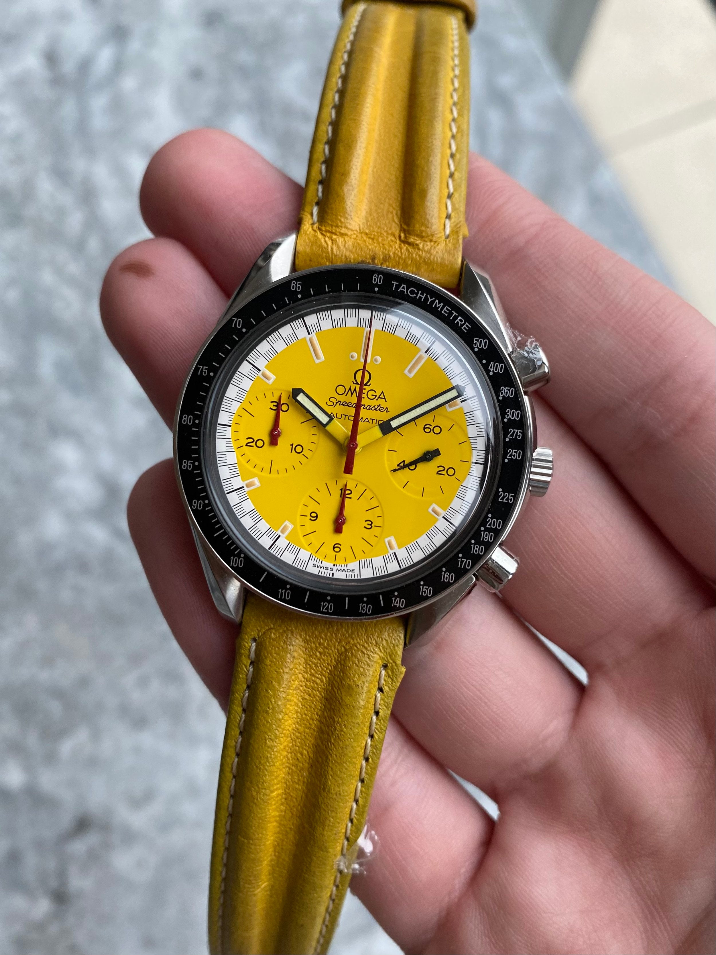 Omega Speedmaster Schumacher - Yellow.