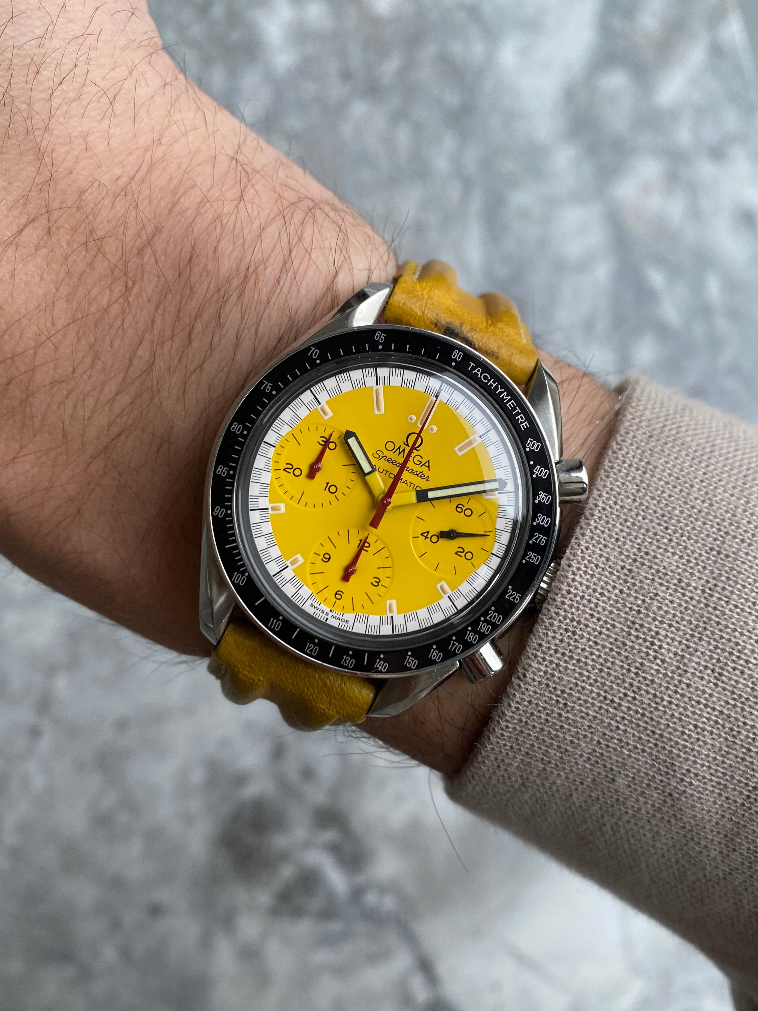 Omega Speedmaster Schumacher - Yellow.