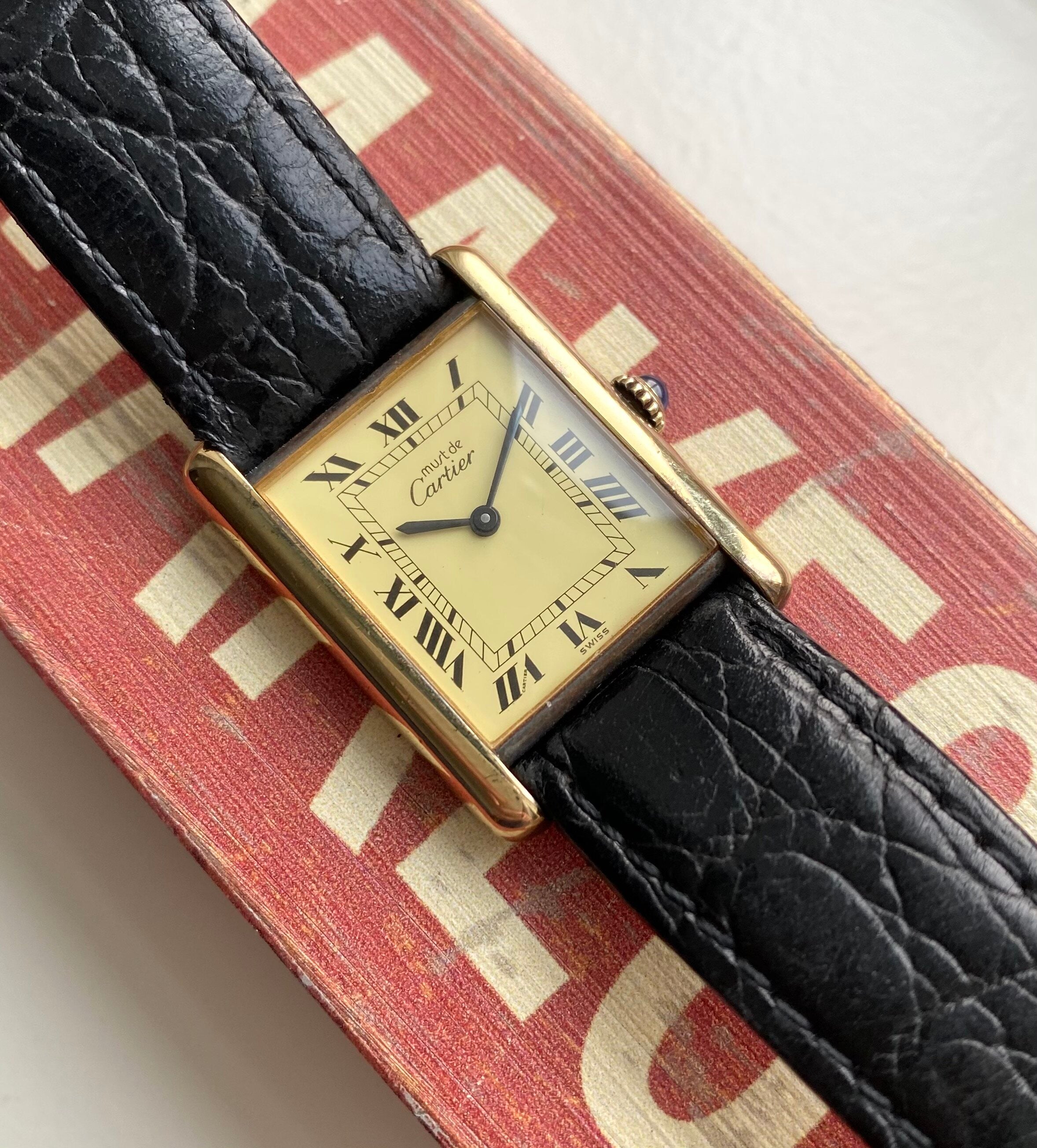 Must de Cartier Tank — Lemon Dial