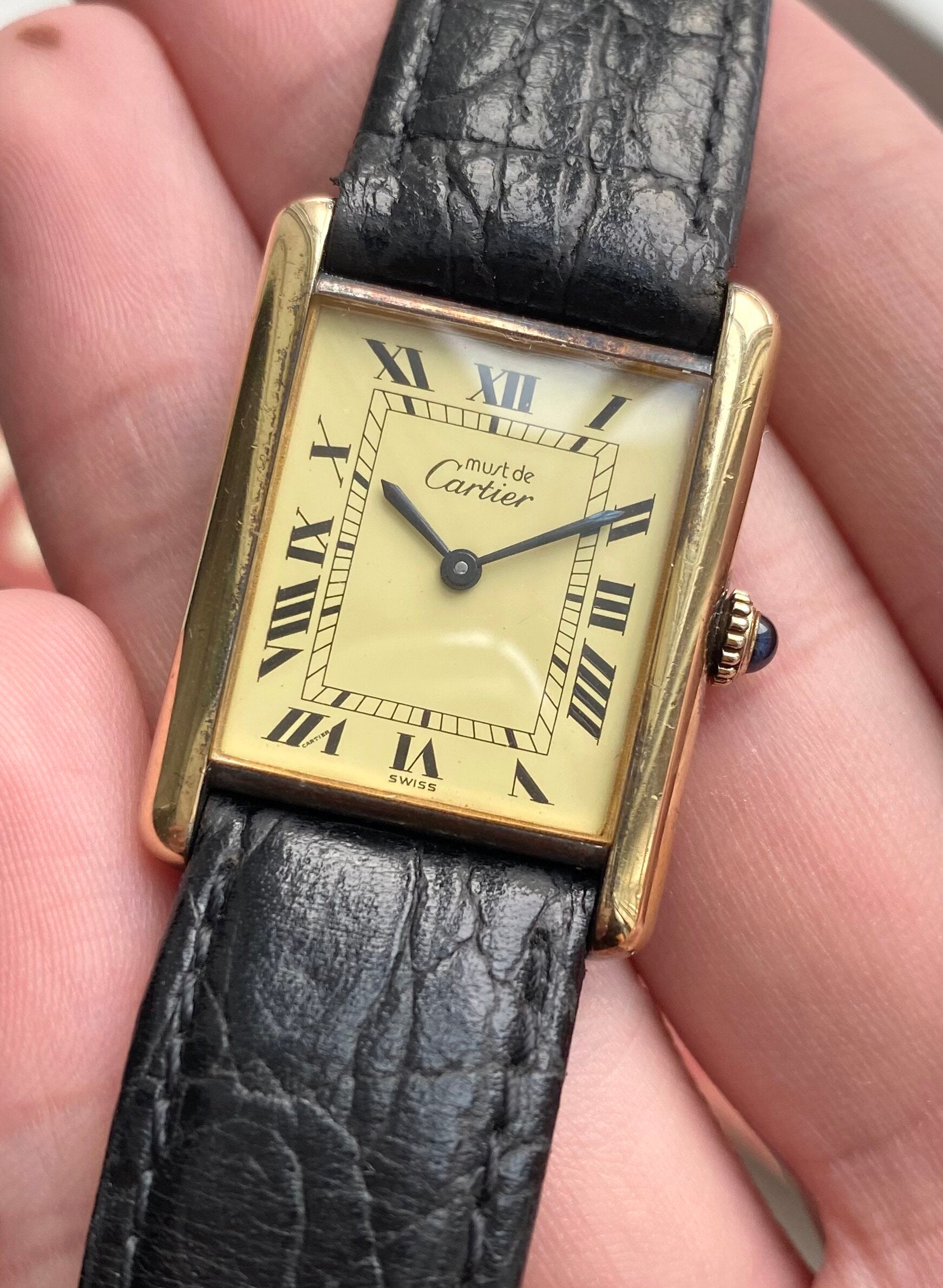 Must de Cartier Tank — Lemon Dial