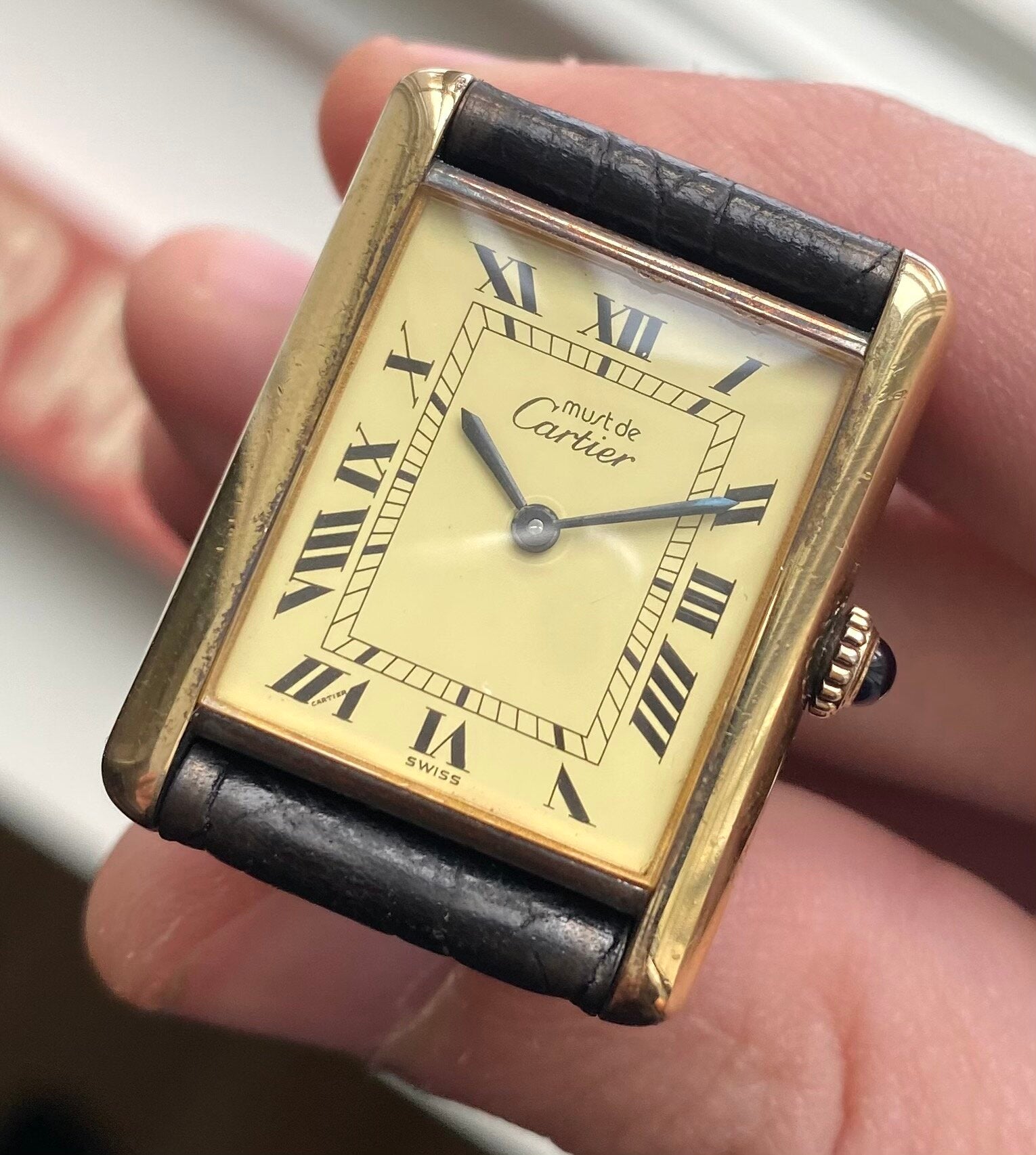 Must de Cartier Tank — Lemon Dial