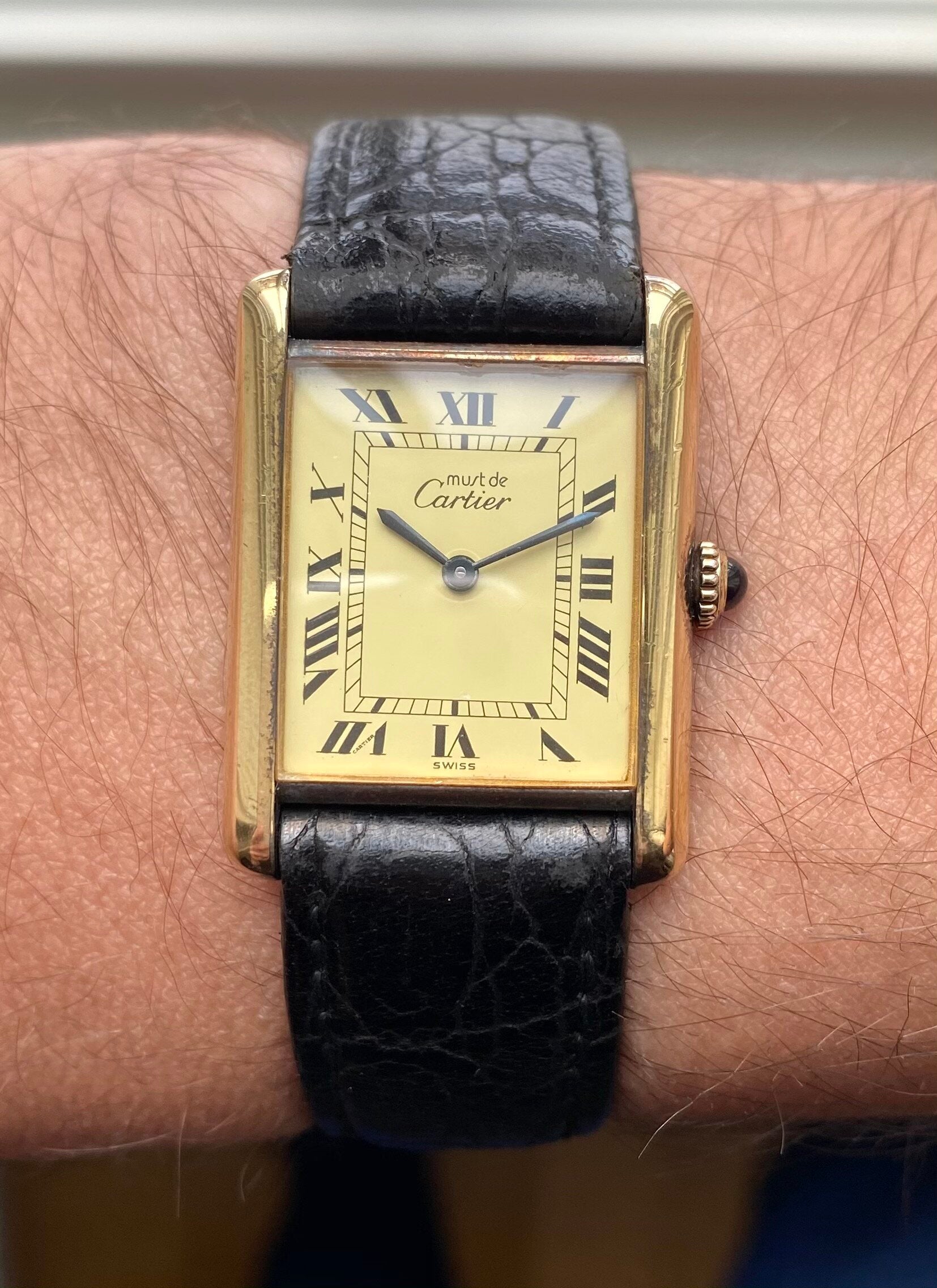 Must de Cartier Tank — Lemon Dial